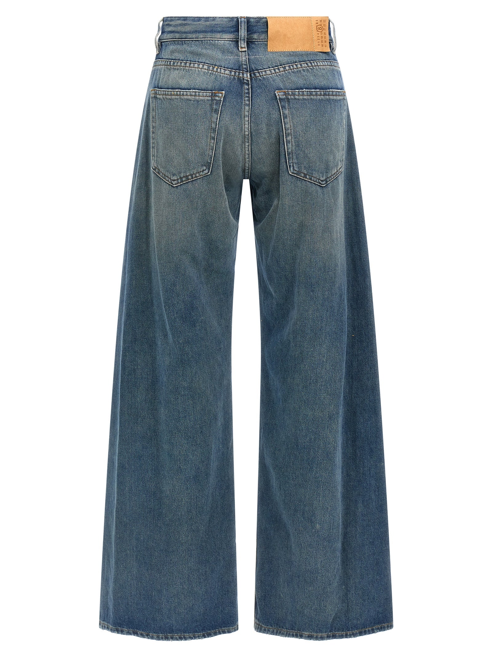 Mm6 Maison Margiela Wide Leg Jeans