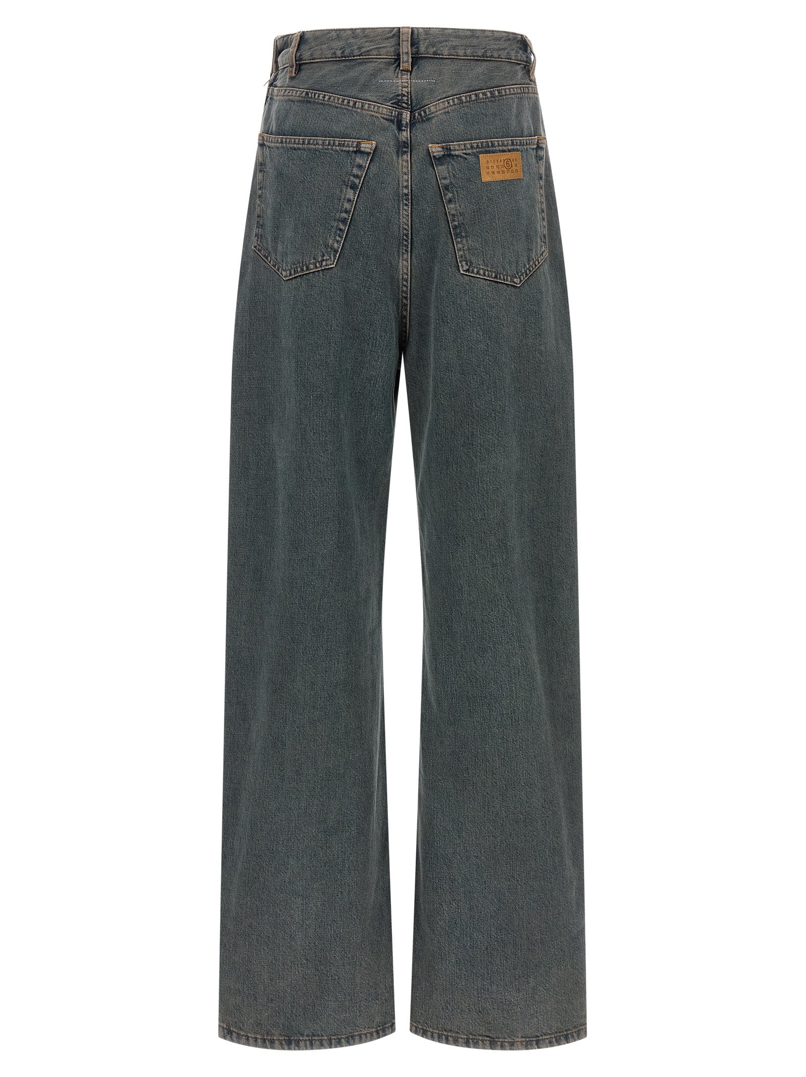 Mm6 Maison Margiela Back-To-Back Construction Jeans