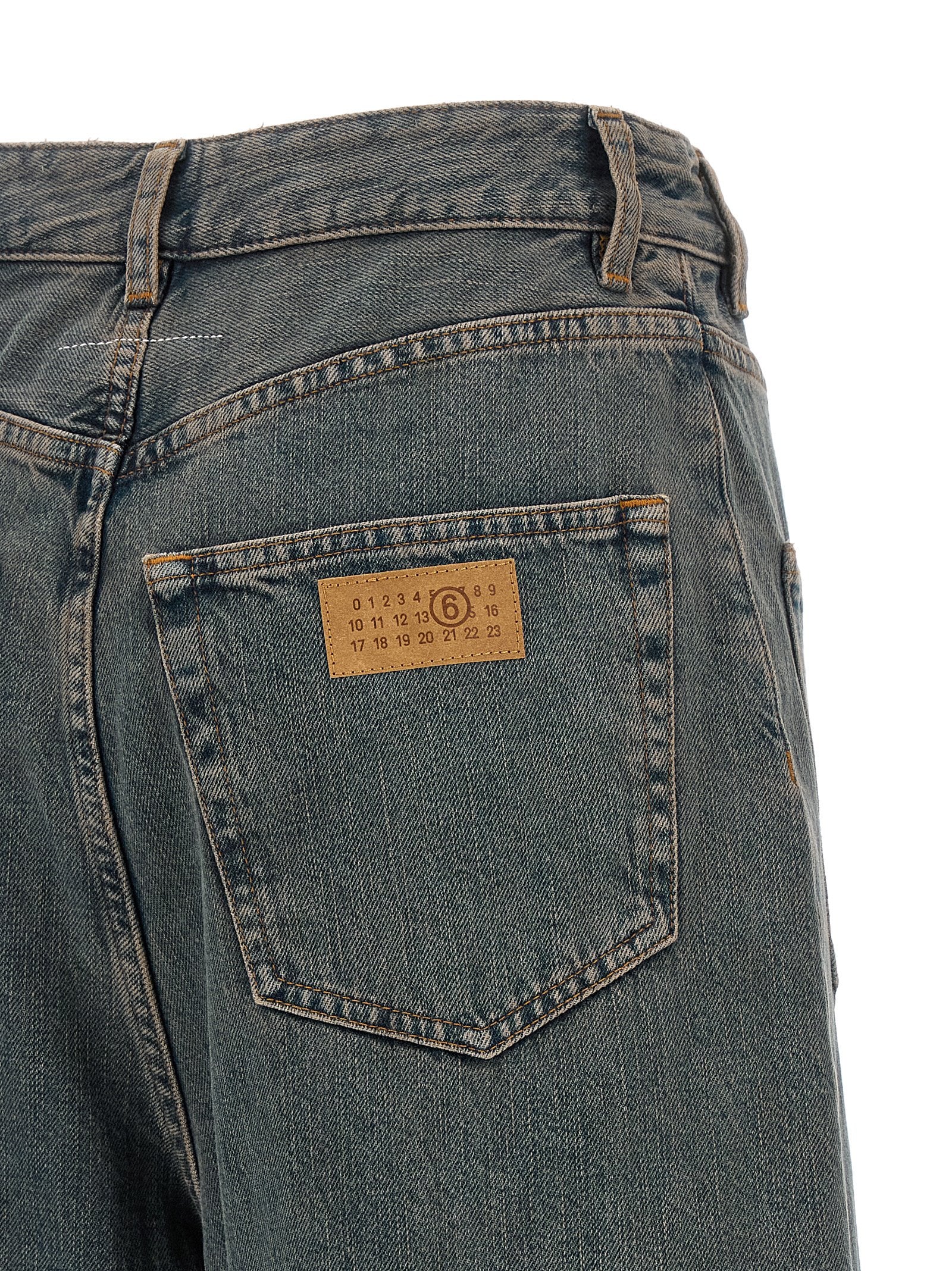 Mm6 Maison Margiela Back-To-Back Construction Jeans