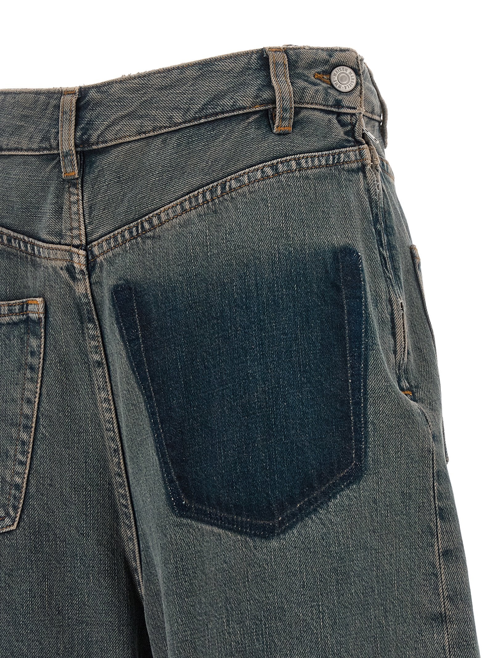 Mm6 Maison Margiela Back-To-Back Construction Jeans