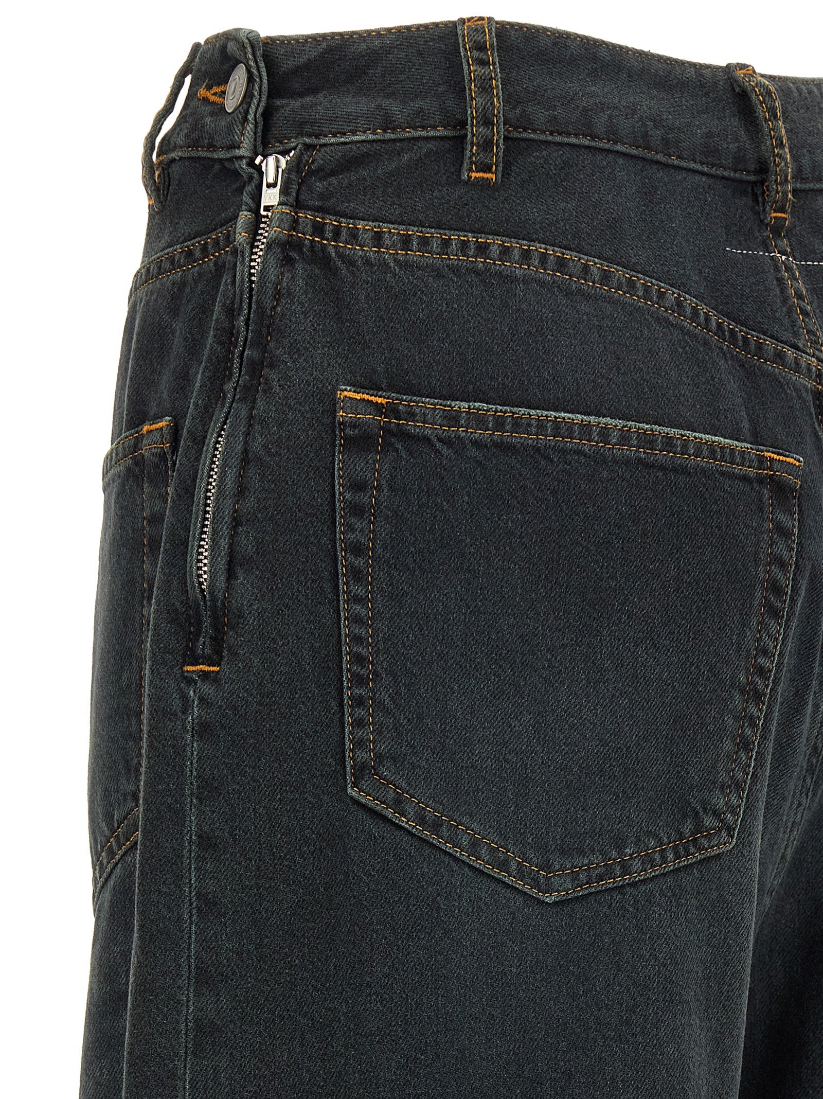 Mm6 Maison Margiela Asymmetrical Structure Jeans
