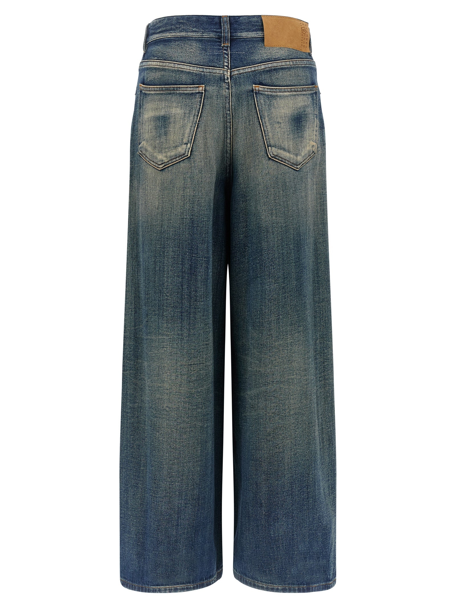 Mm6 Maison Margiela Wide Leg Jeans