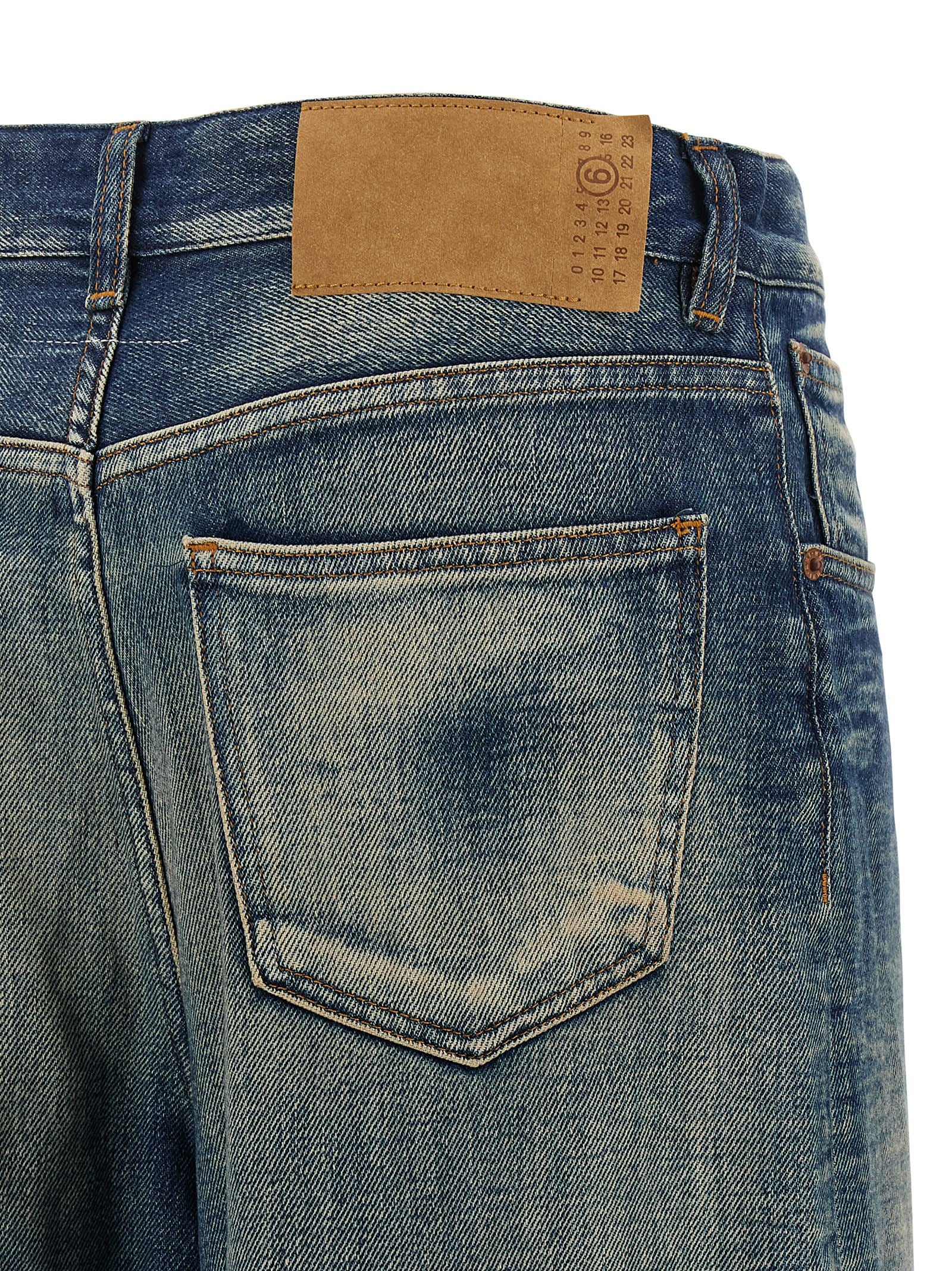 Mm6 Maison Margiela Wide Leg Jeans