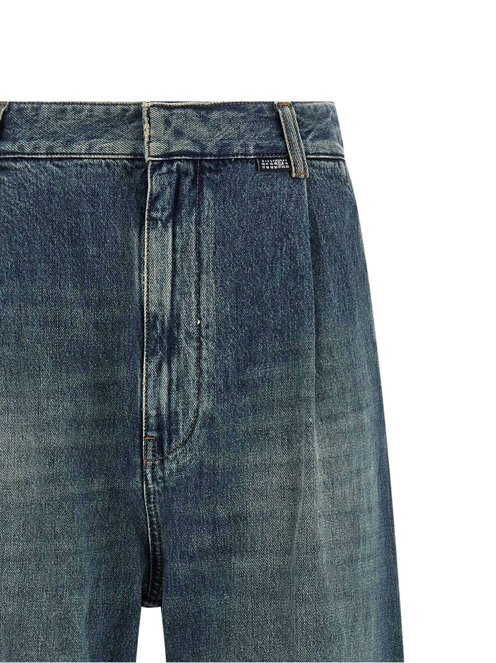 Mm6 Maison Margiela Wide Leg Jeans