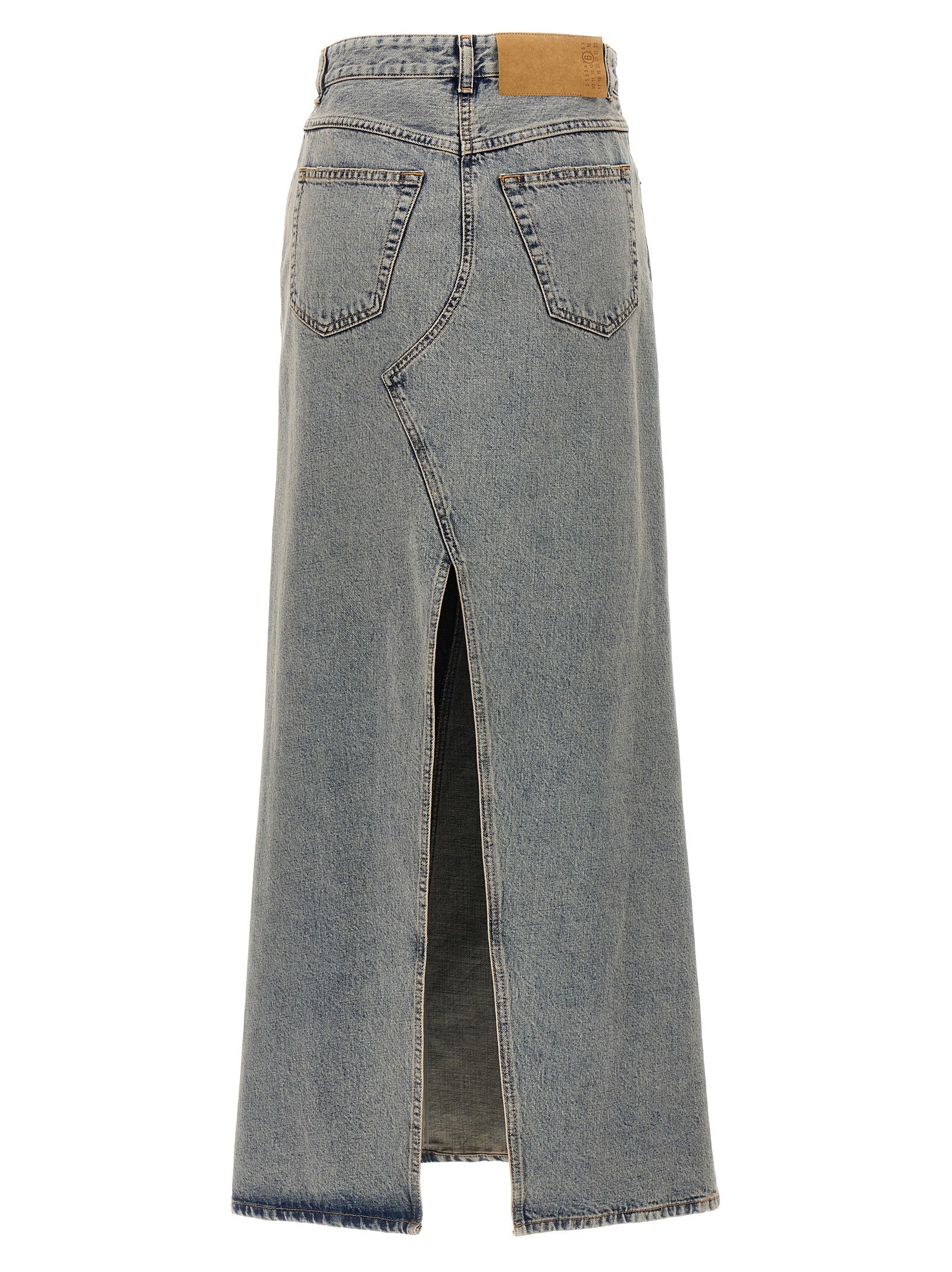 Mm6 Maison Margiela Denim Long Skirt