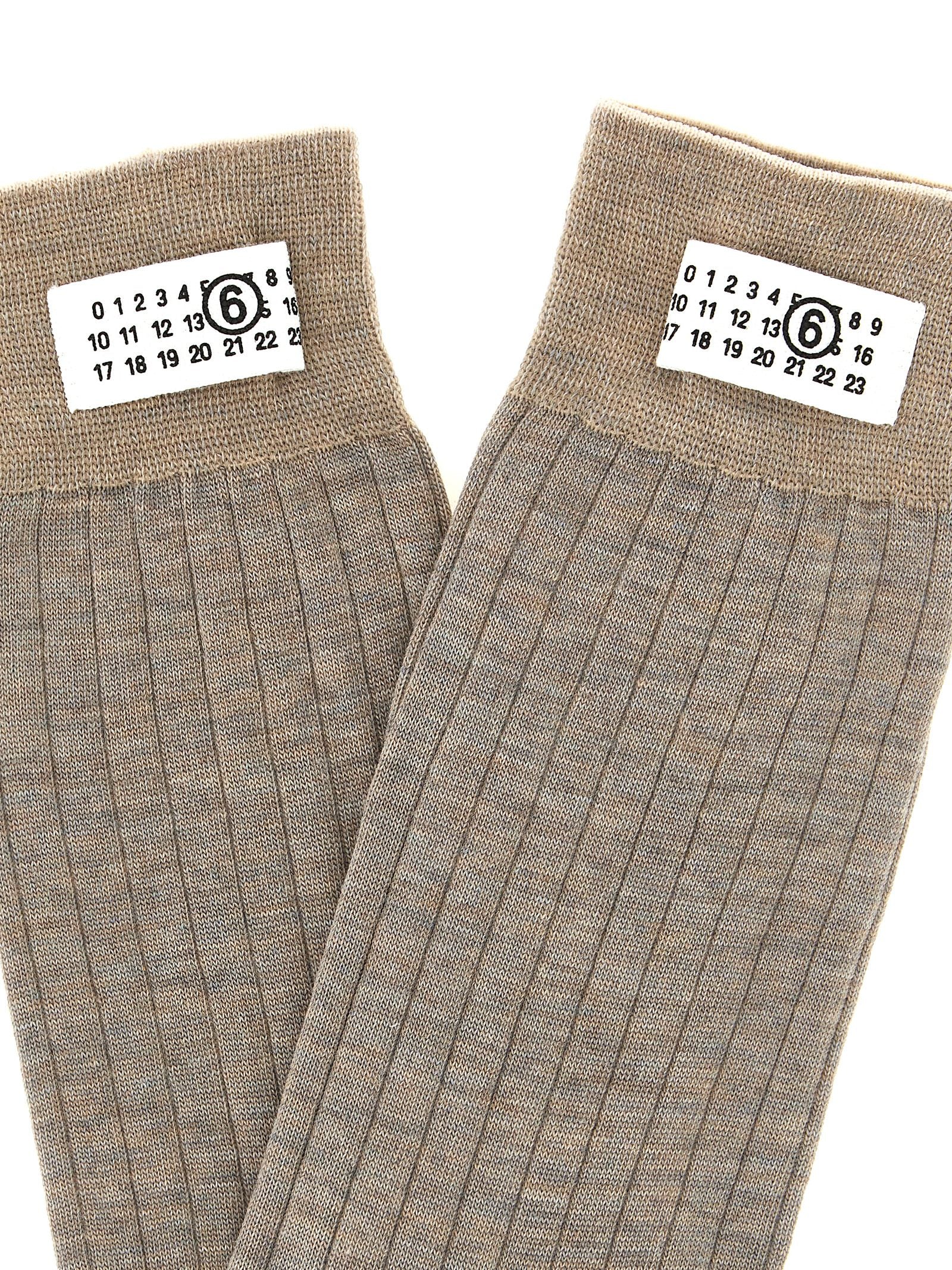 Mm6 Maison Margiela 'Numeric Signature Mm6' Socks