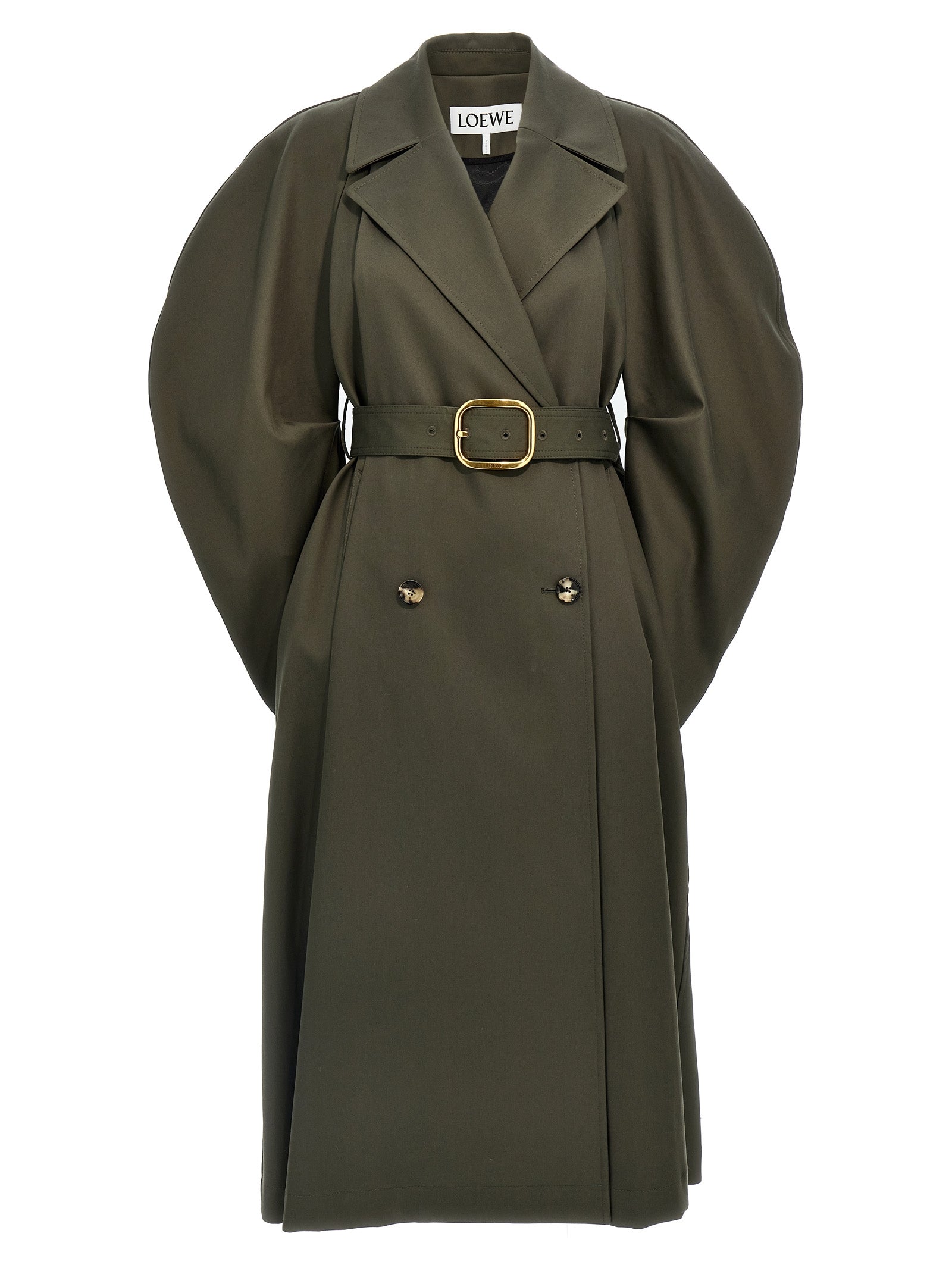 Loewe Double-Breasted Drill Trench Coat