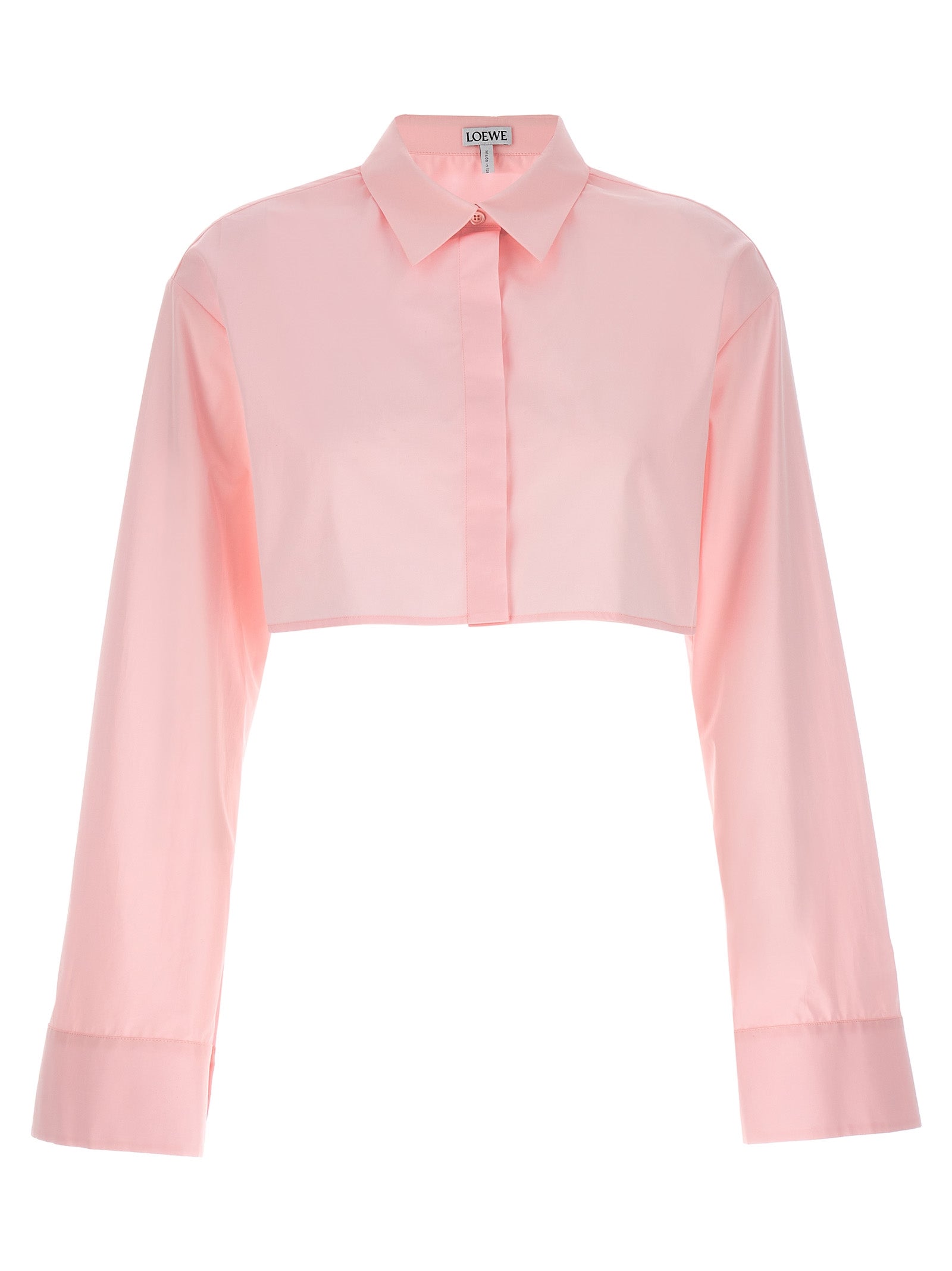 Loewe Cropped Cotton Shirt