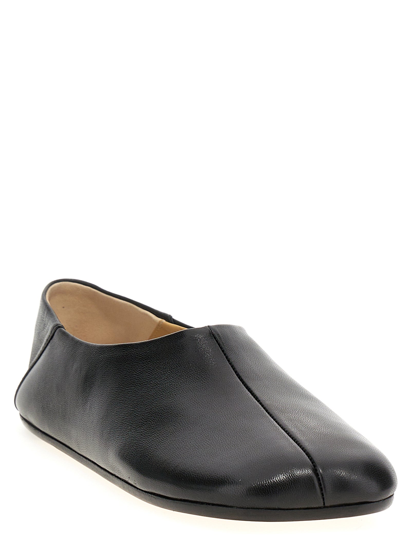 Mm6 Maison Margiela Leather Ballet Flats