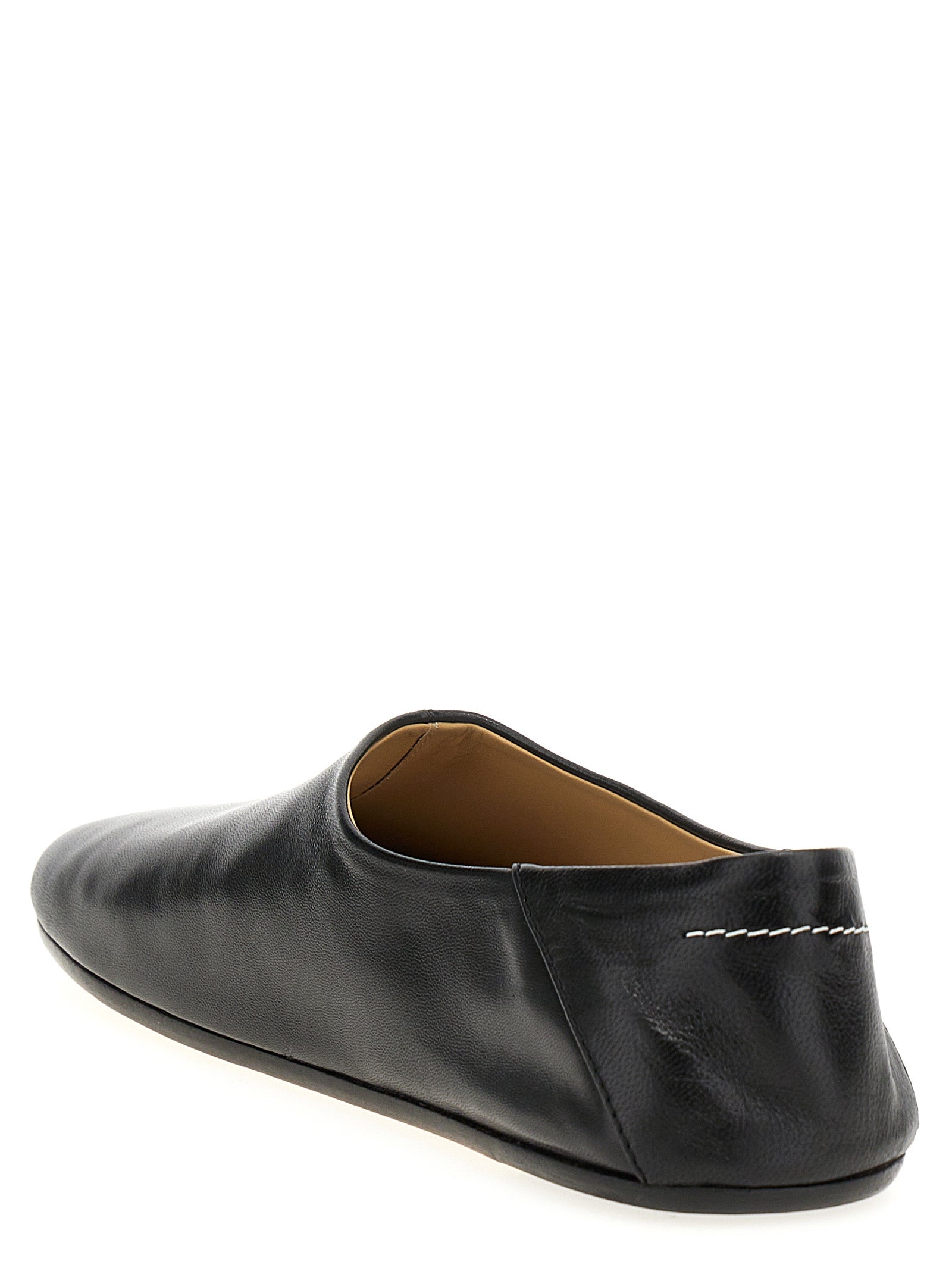 Mm6 Maison Margiela Leather Ballet Flats