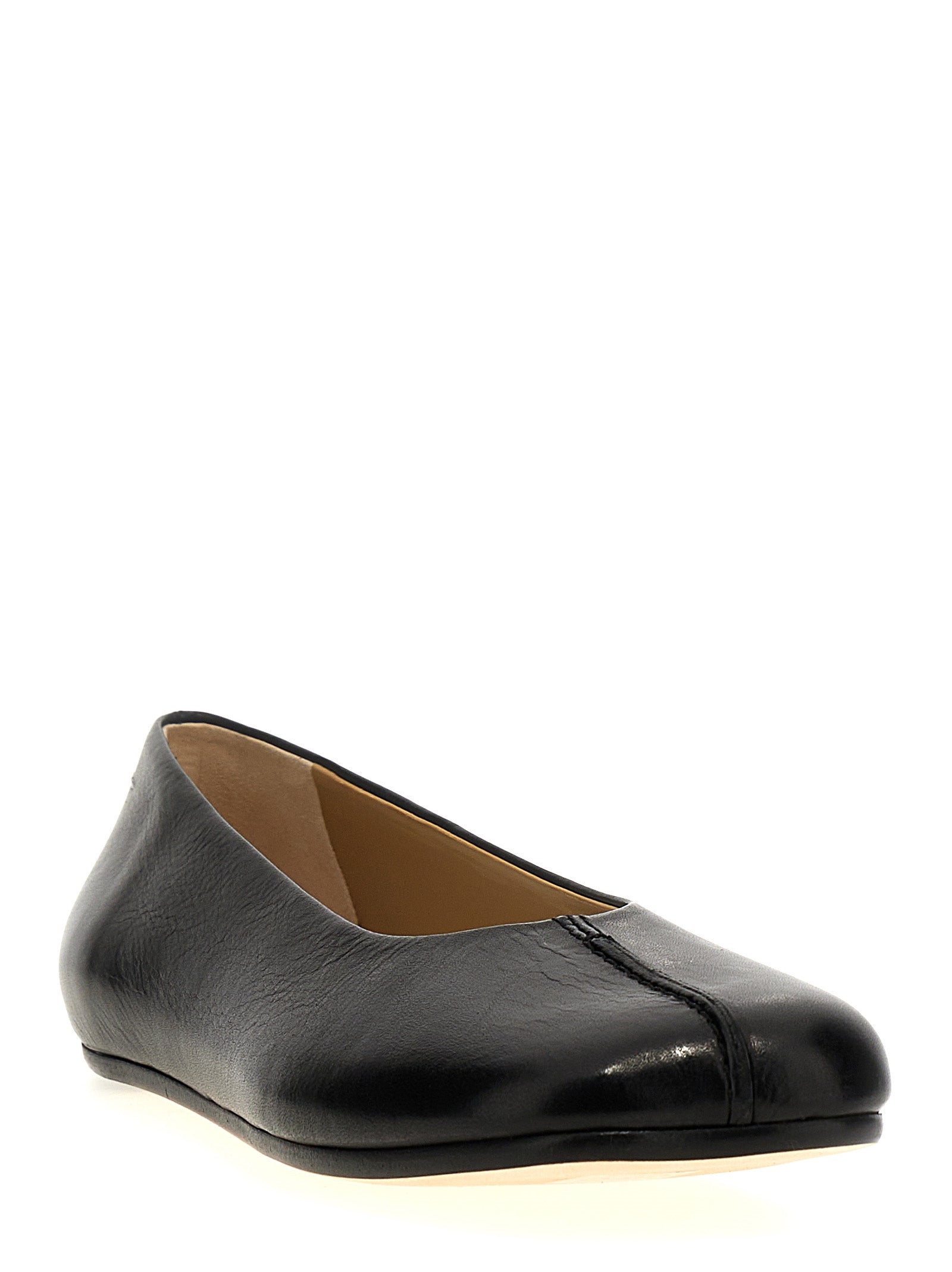 Mm6 Maison Margiela Leather Ballet Flats