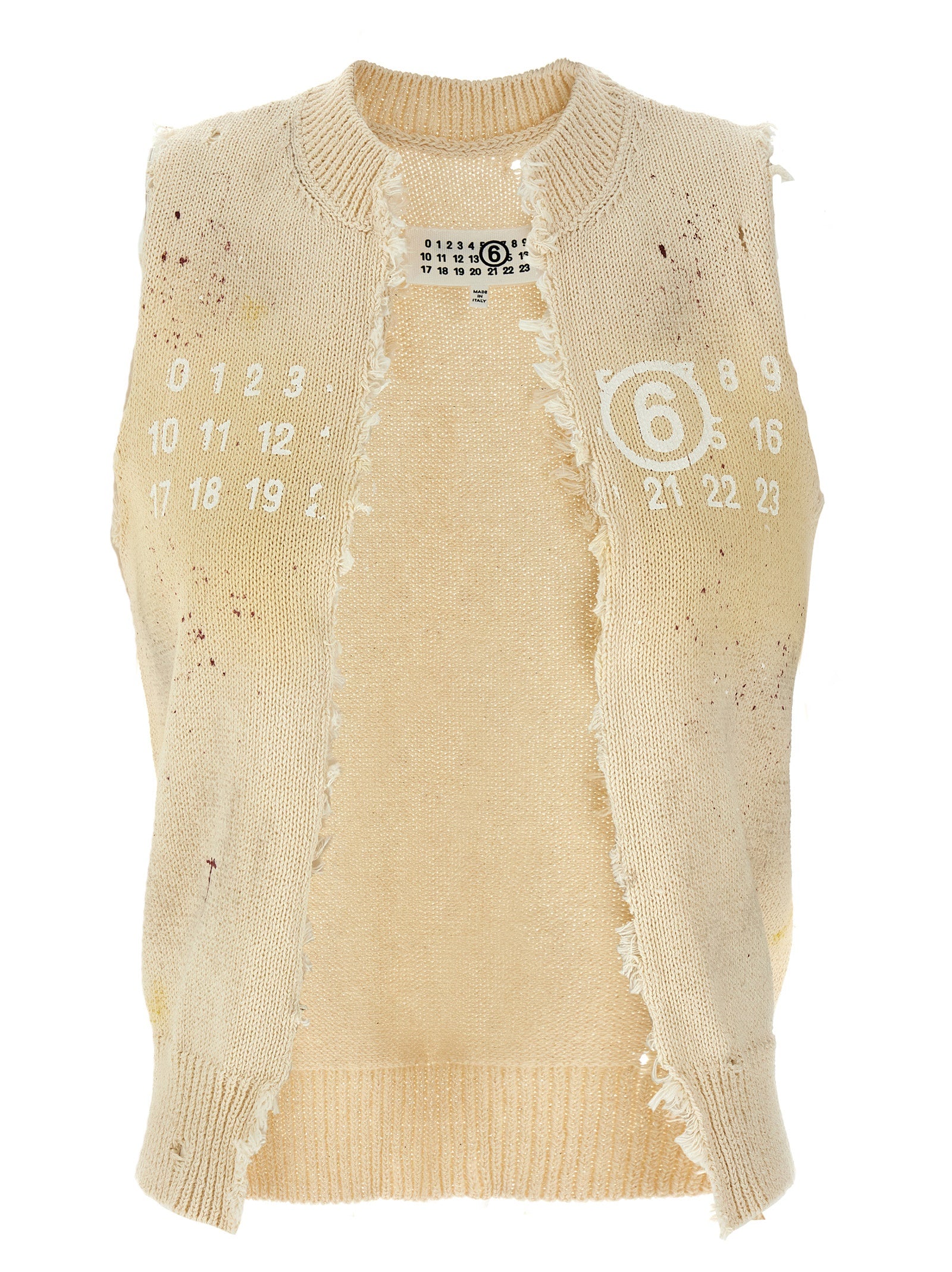 Mm6 Maison Margiela 'Numeric Signature Mm6' Vest