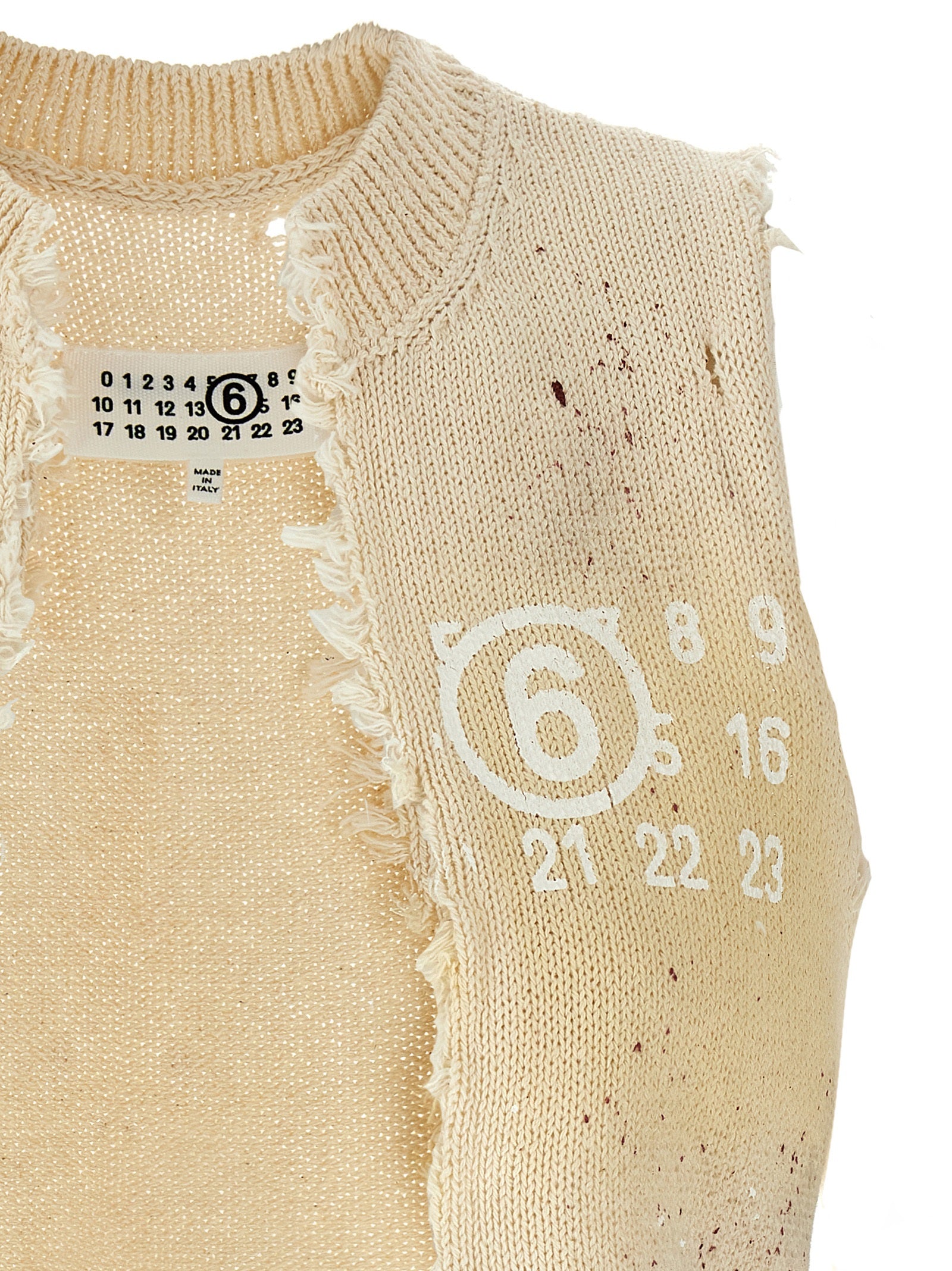 Mm6 Maison Margiela 'Numeric Signature Mm6' Vest