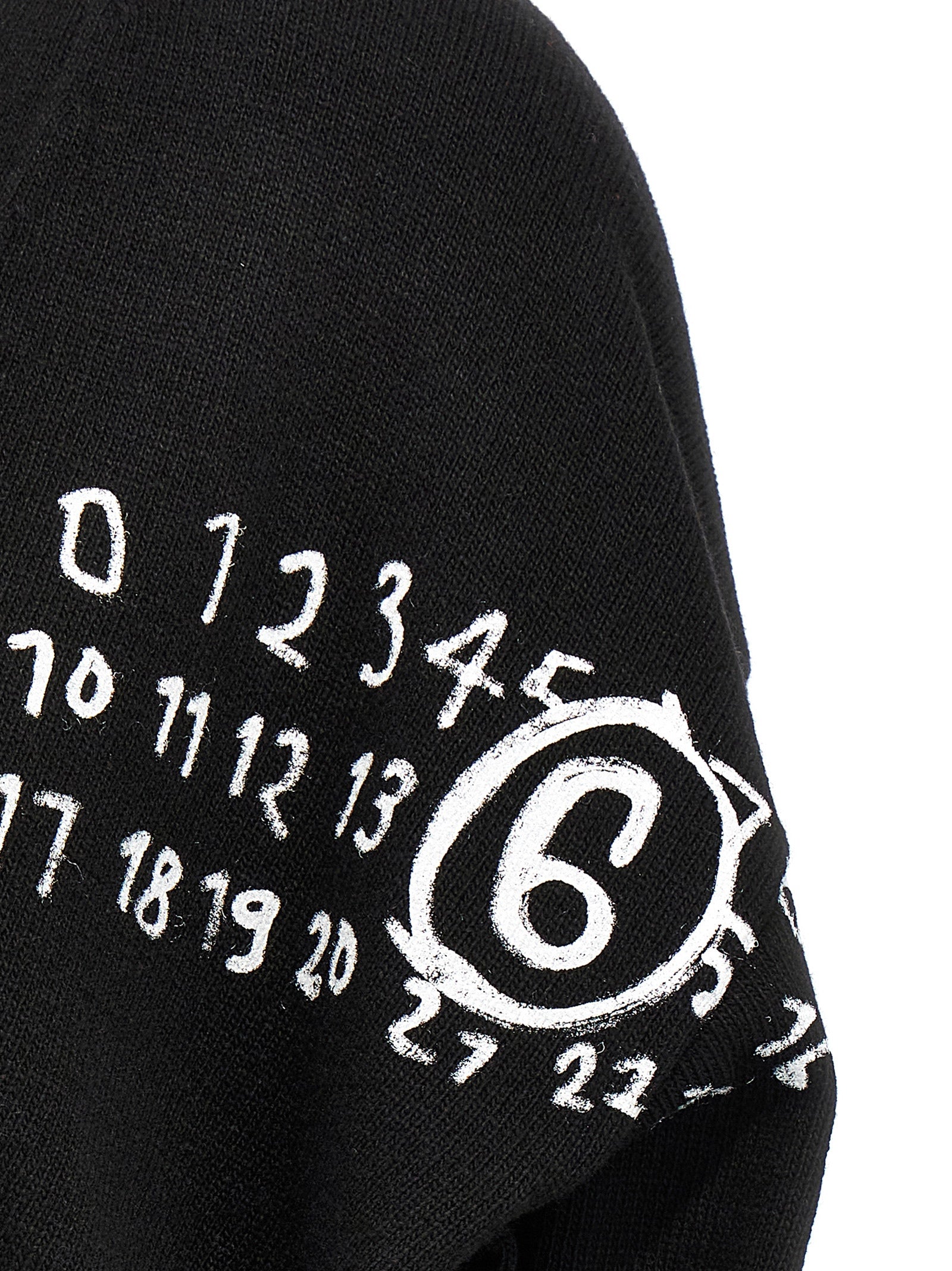 Mm6 Maison Margiela Logo Print Cardigan