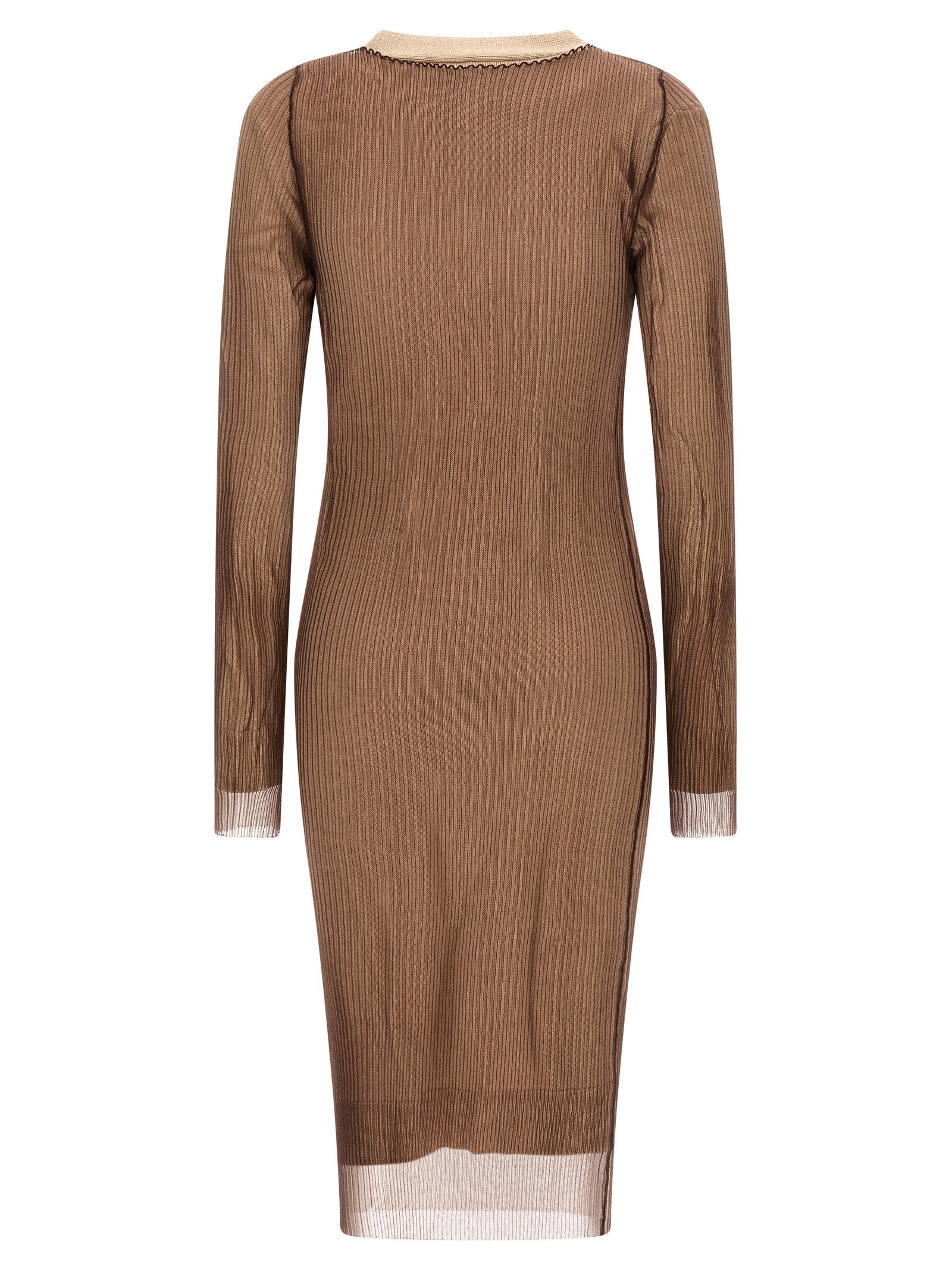 Mm6 Maison Margiela 'Trapped' Double Layer Dress