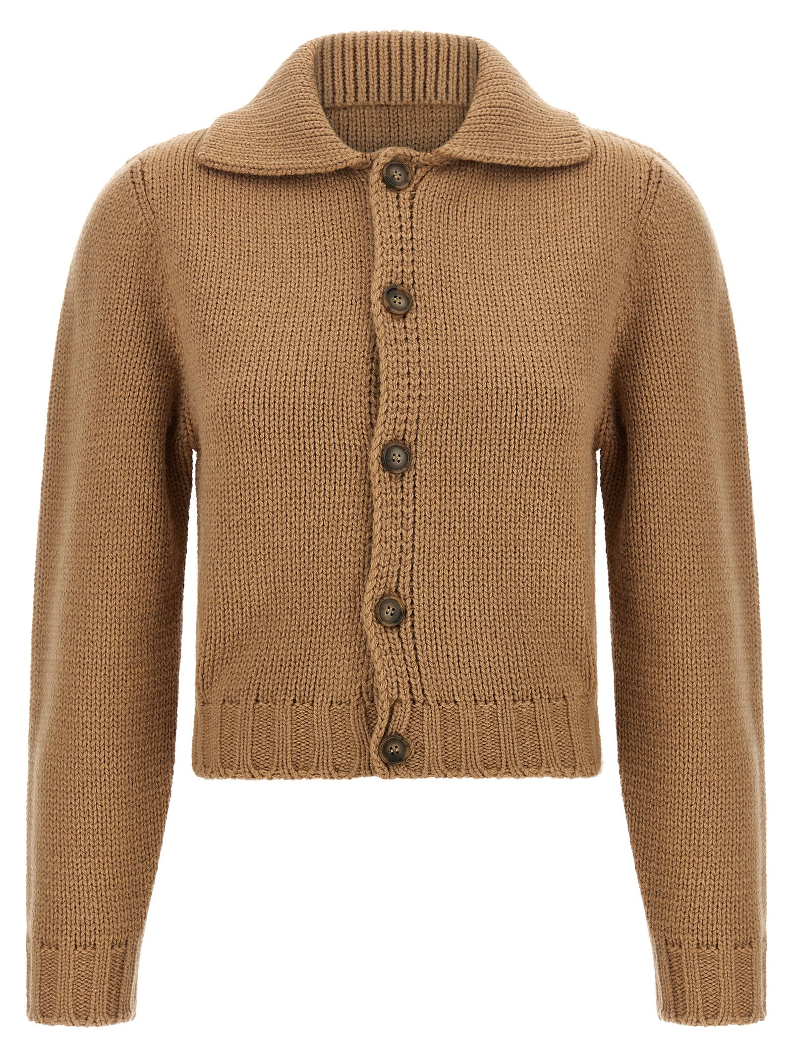 Mm6 Maison Margiela 'White Stitch Line' Cardigan