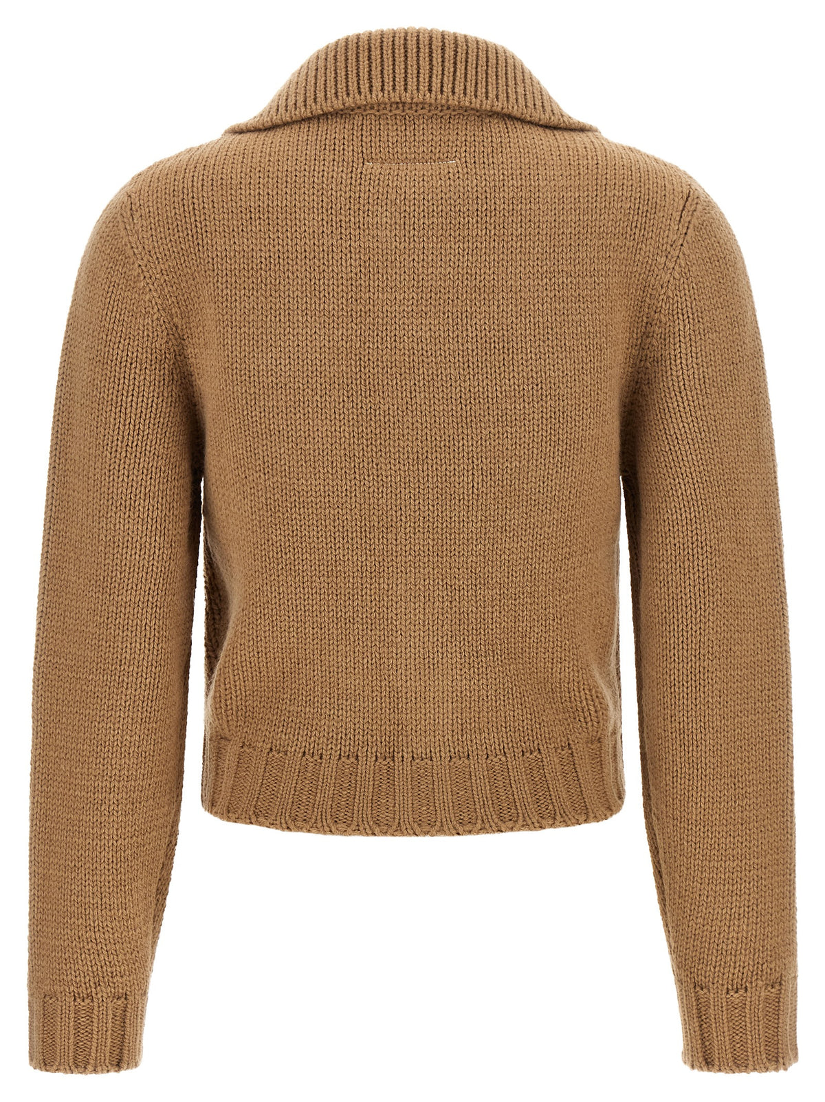 Mm6 Maison Margiela 'White Stitch Line' Cardigan