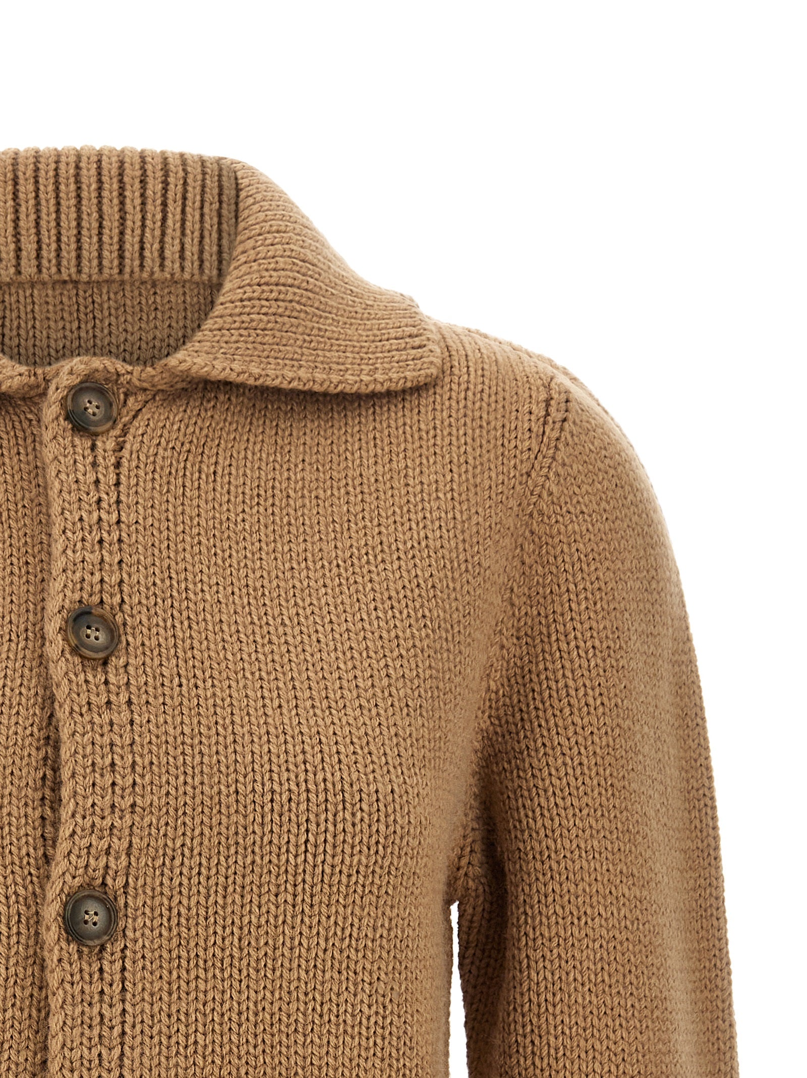 Mm6 Maison Margiela 'White Stitch Line' Cardigan