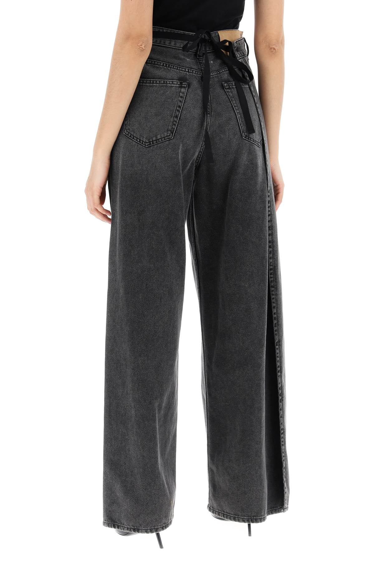 Mm6 Maison Margiela Hybrid Panel Jeans With Seven