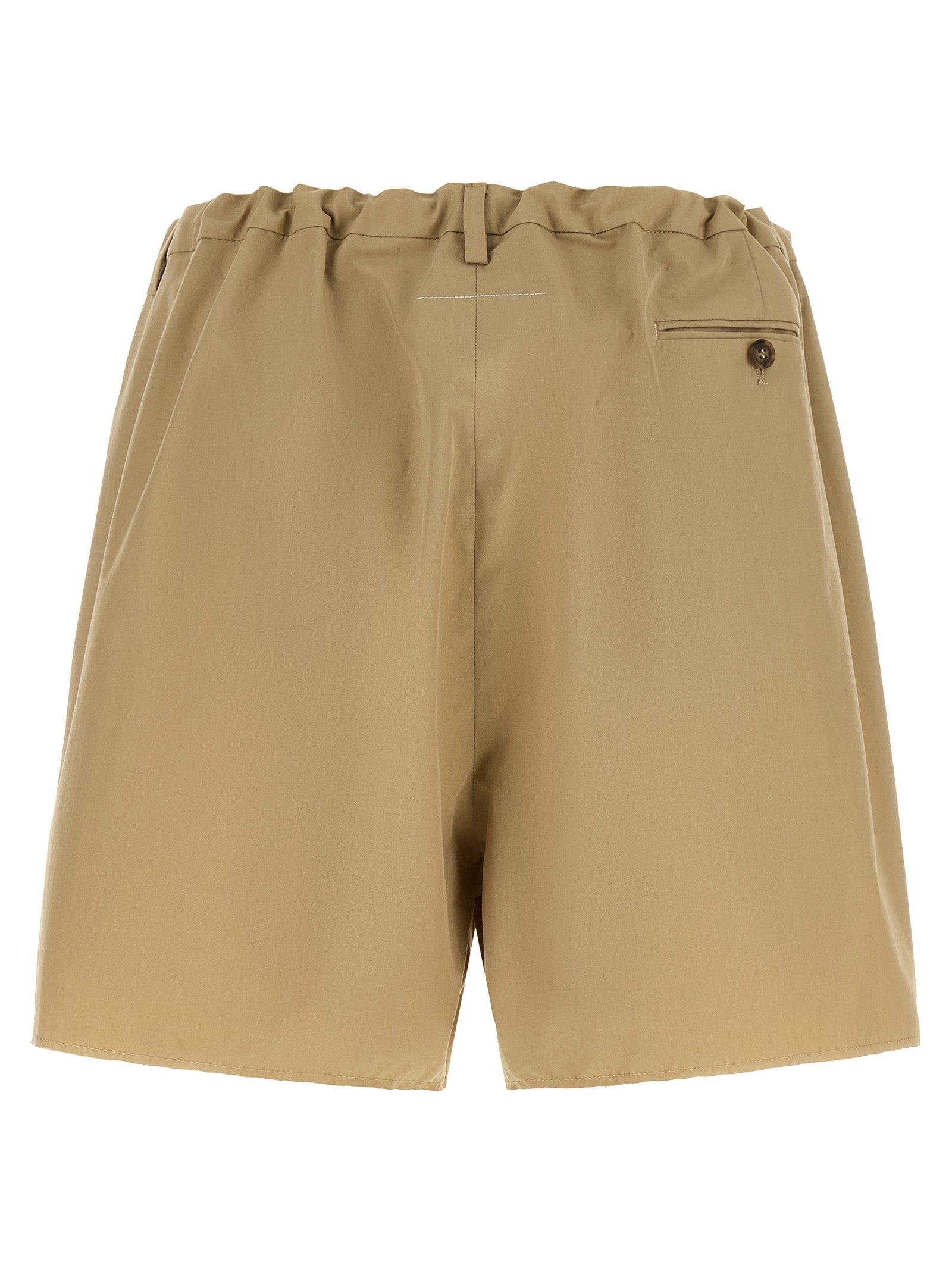 Mm6 Maison Margiela 'White Stitch Line' Shorts