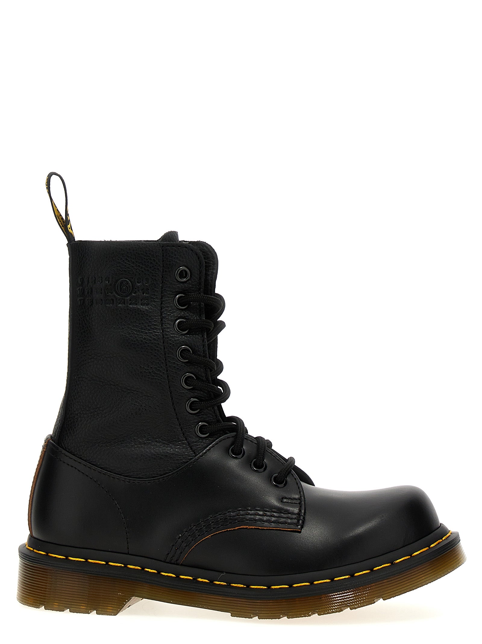 Mm6 Maison Margiela 'Twist' Ankle Boots Mm6 X Dr Martens