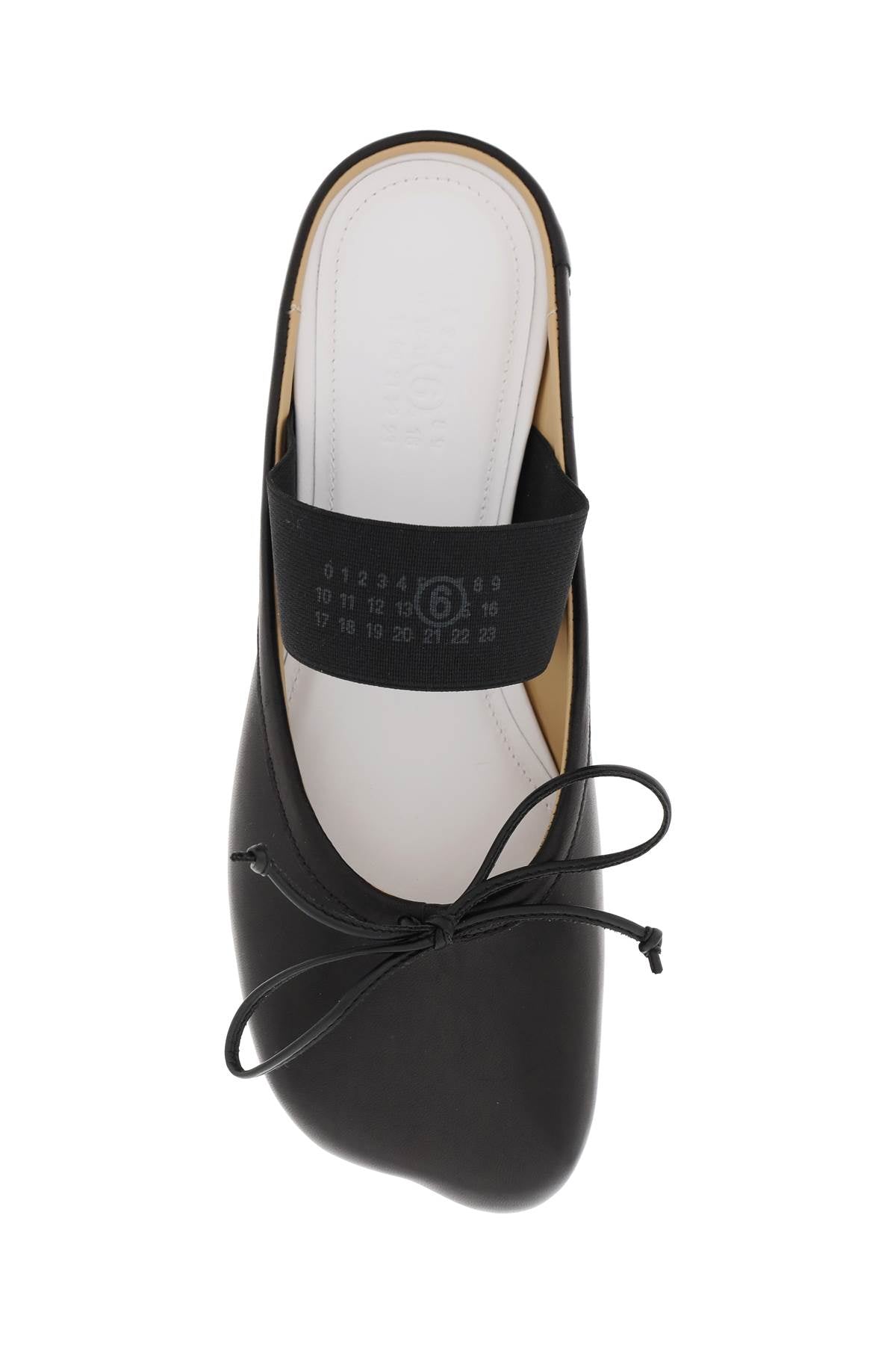 Mm6 Maison Margiela Smooth Leather Anatomical Ballerina