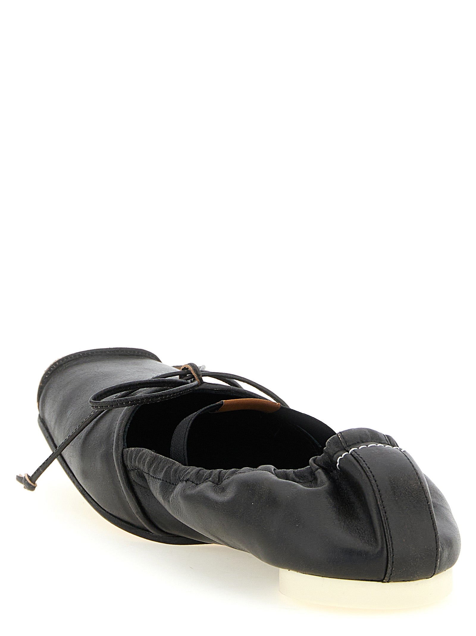 Mm6 Maison Margiela Square Toe Ballet Flats