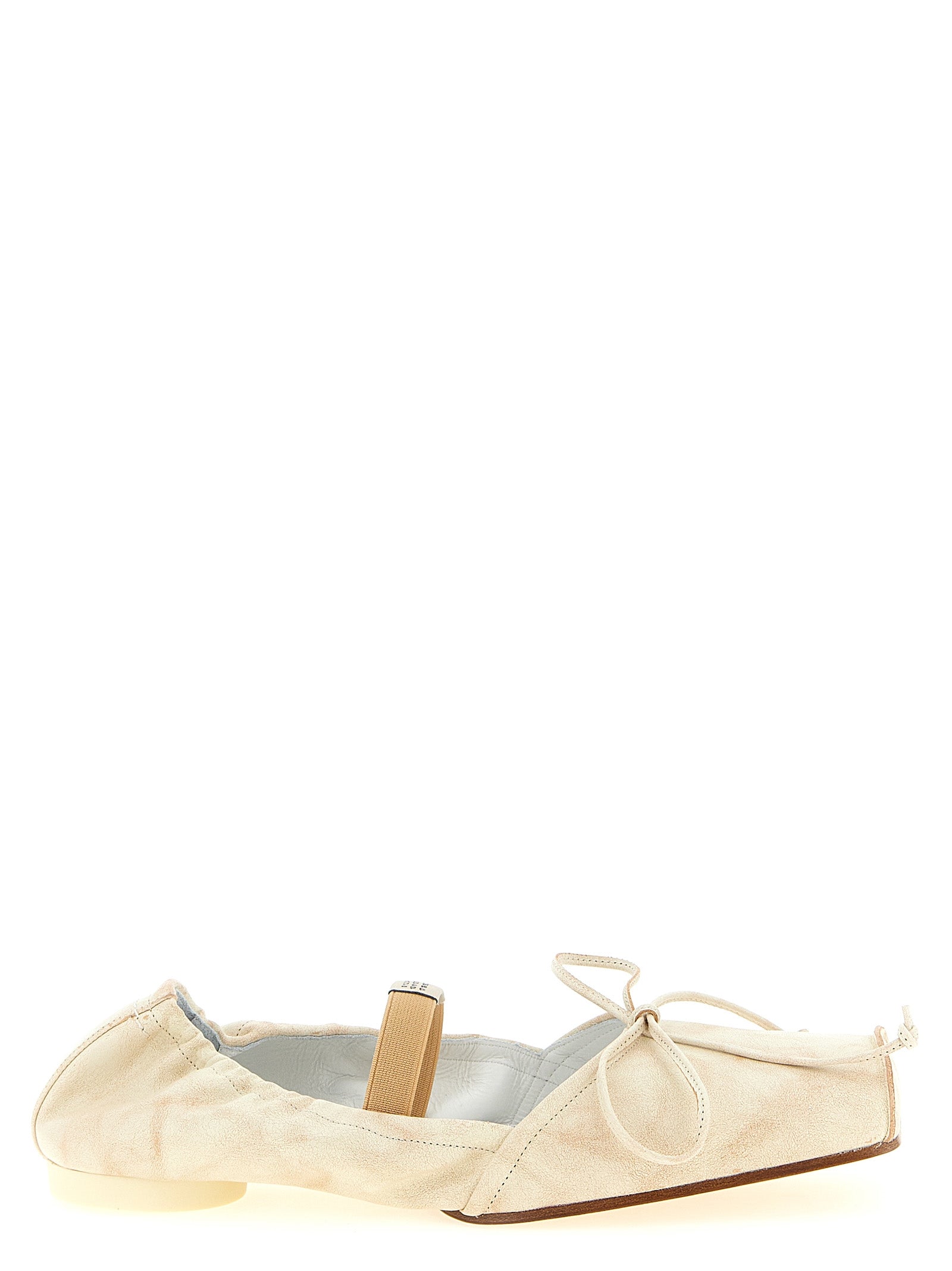 Mm6 Maison Margiela Square Toe Ballet Flats