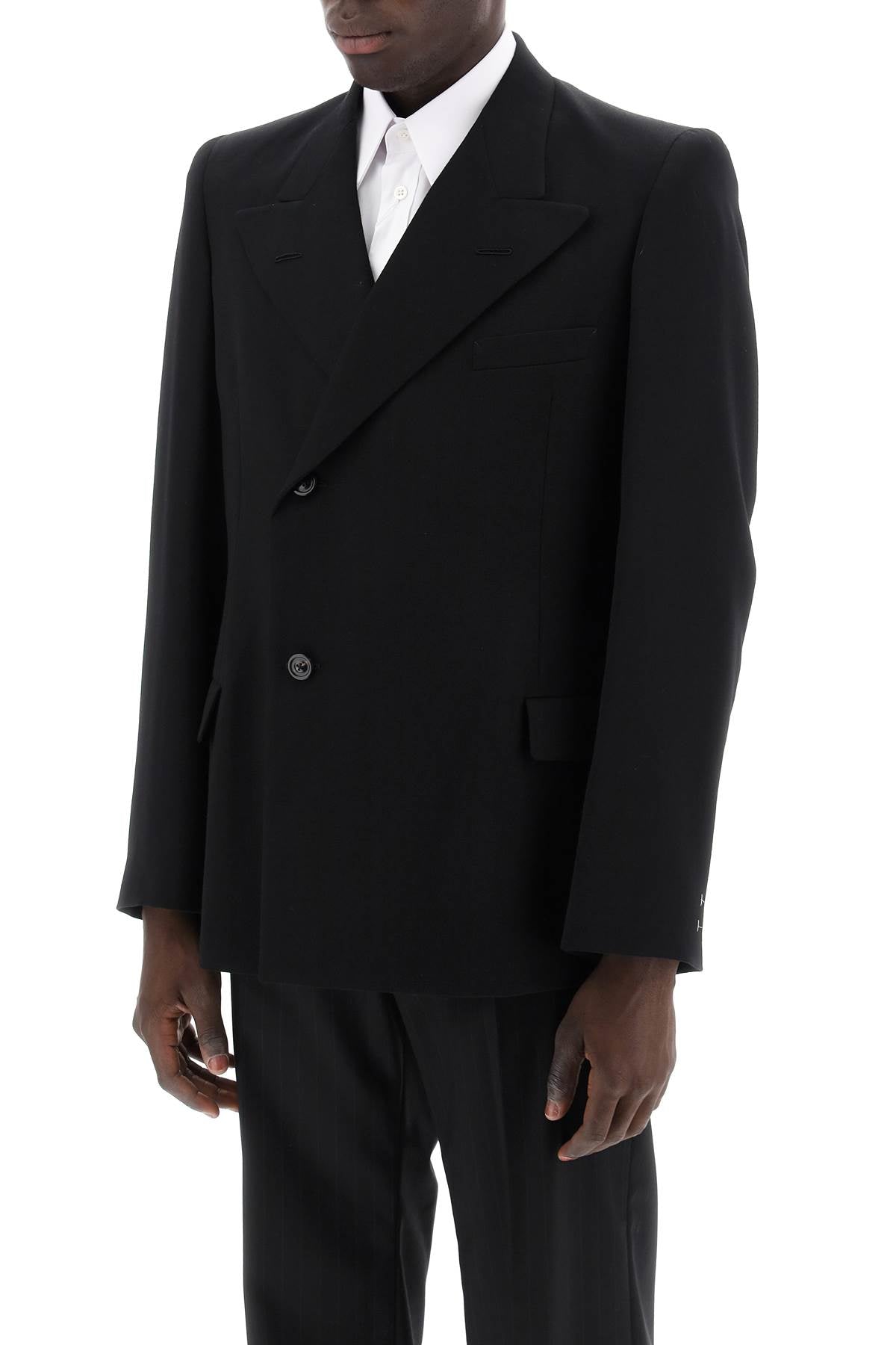 Maison Margiela Double-Breasted Wool Jacket