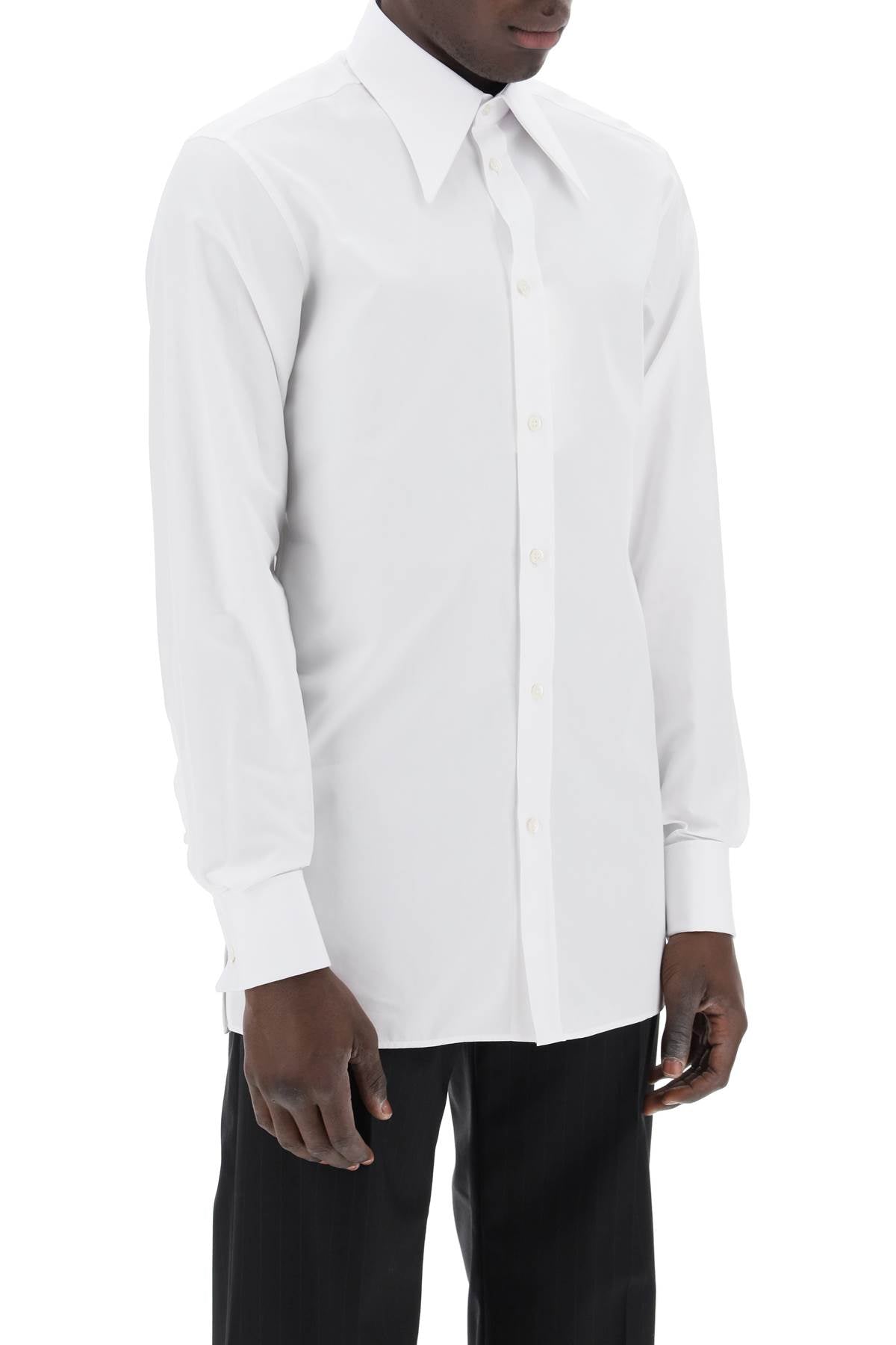 Maison Margiela Shirt With Pointed Collar