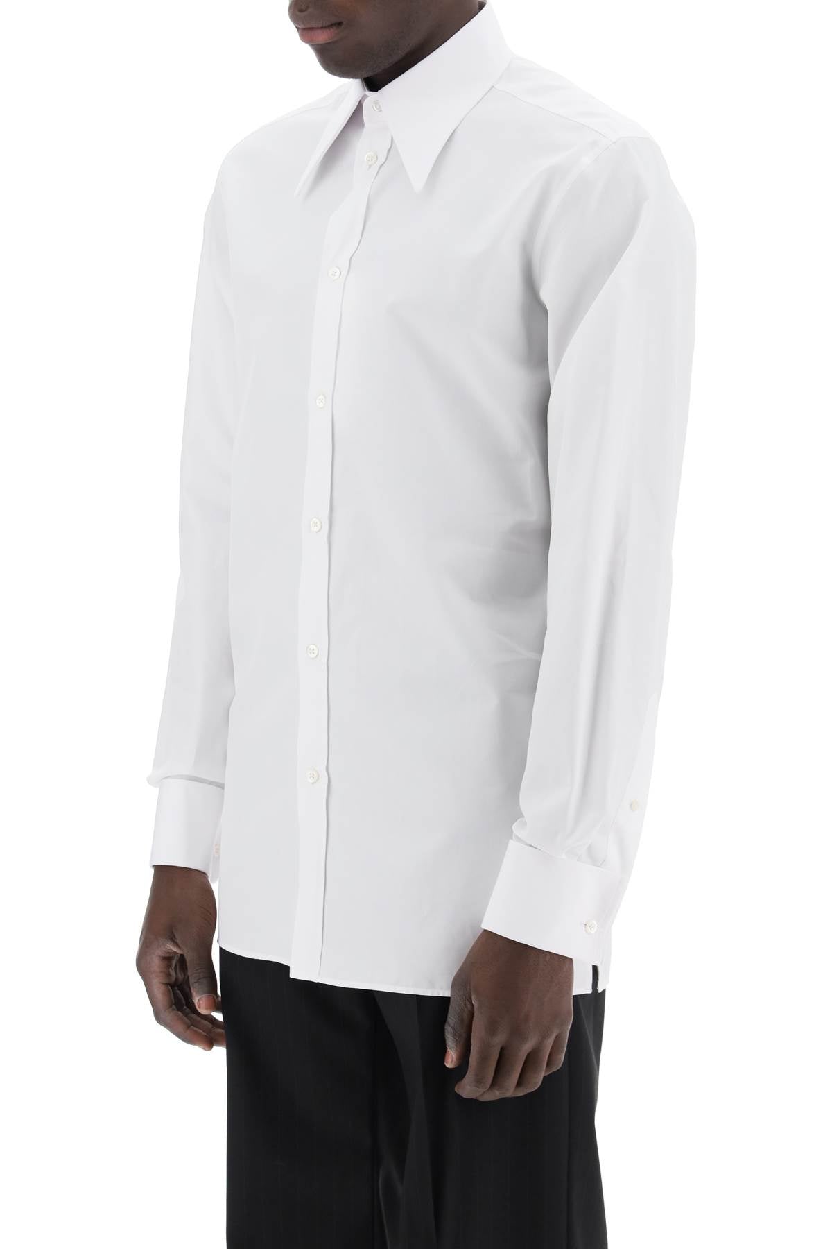 Maison Margiela Shirt With Pointed Collar