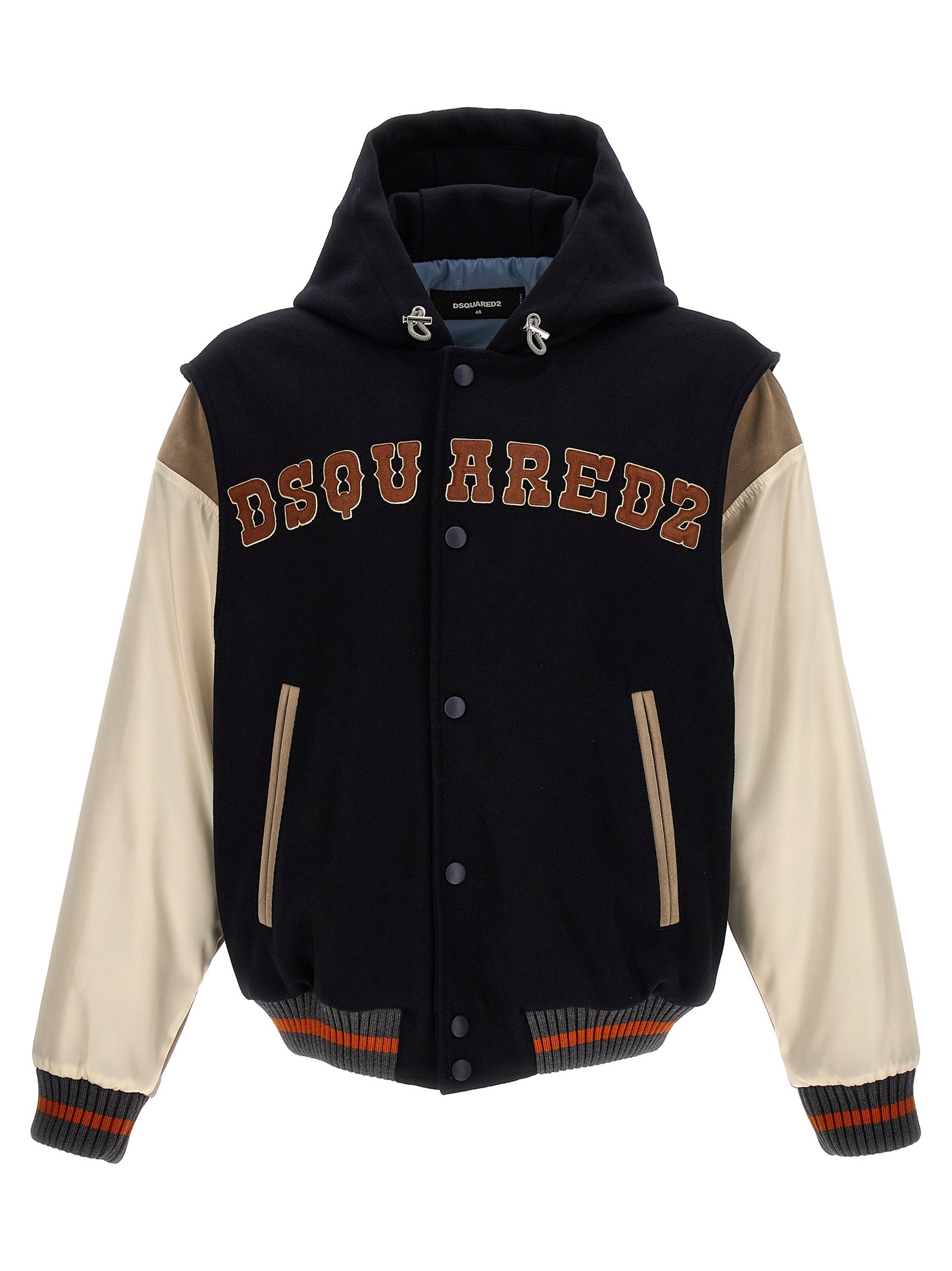 Dsquared2 Logo Hooded Bomber Jacket