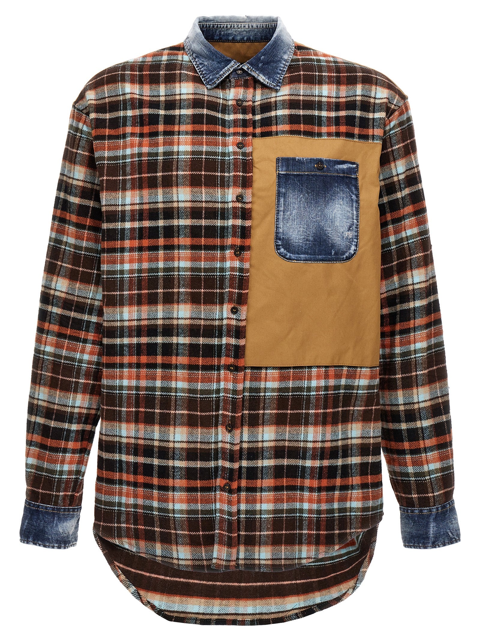 Dsquared2 Patchwork Shirt