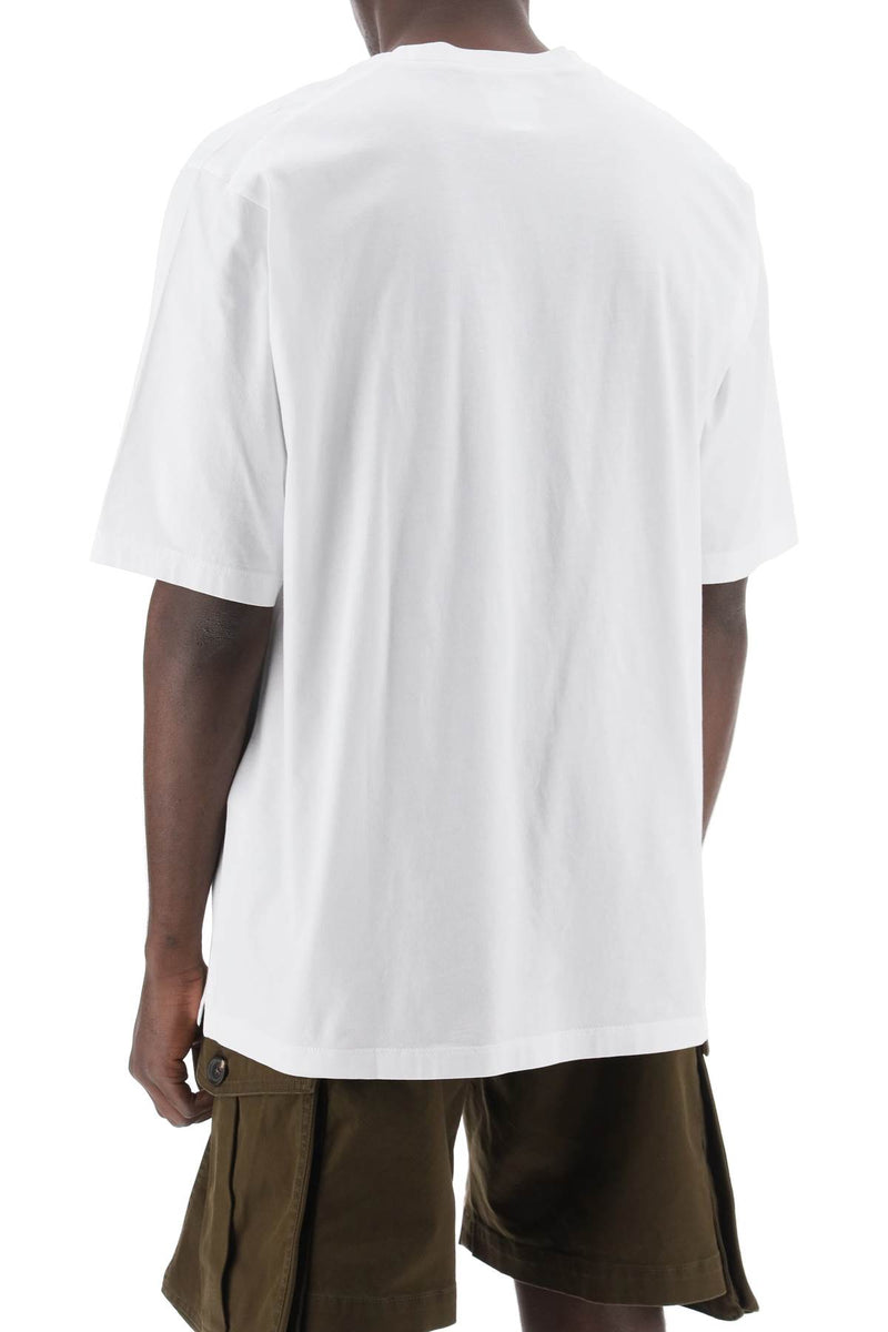 Dsquared2 Skater Fit Printed T-Shirt White