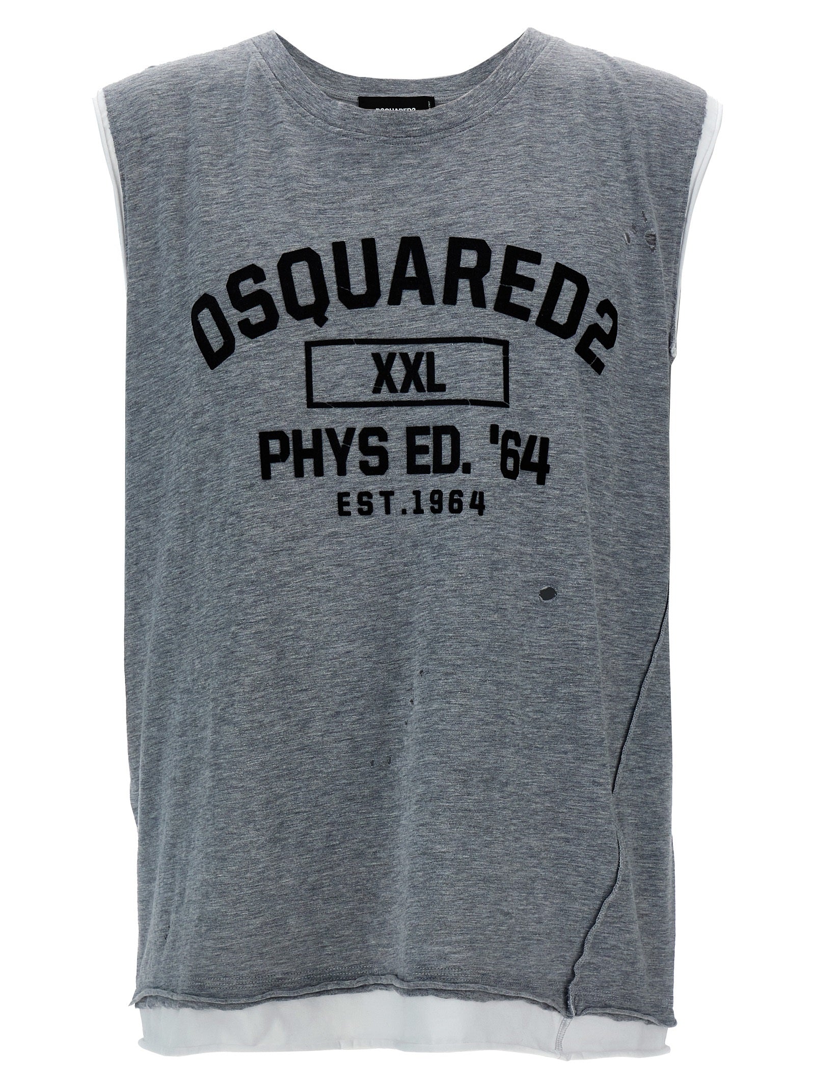 Dsquared2 Flocked Logo Tank Top