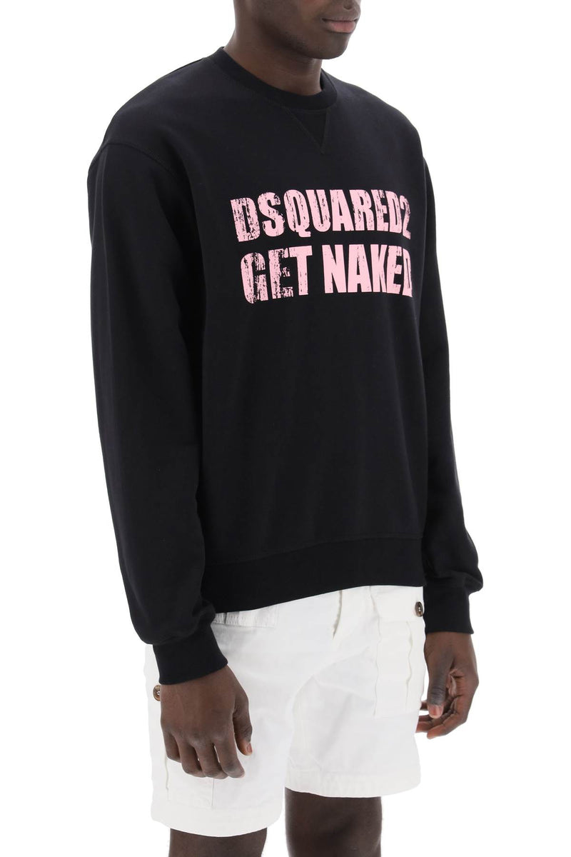 Dsquared2 Cool Fit Printed Sweatshirt Black