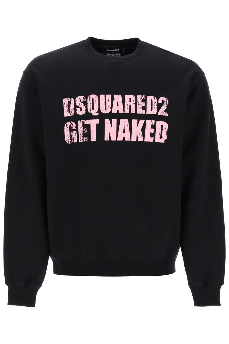 Dsquared2 Cool Fit Printed Sweatshirt Black