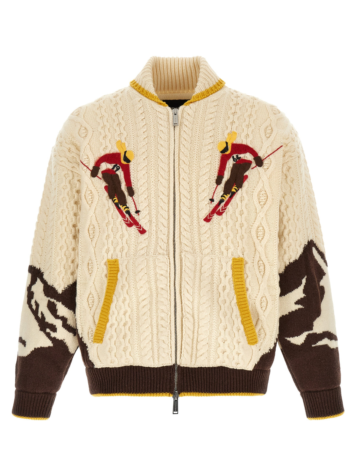 Dsquared2 Multicolor 'Snowy Dream' Cardigan