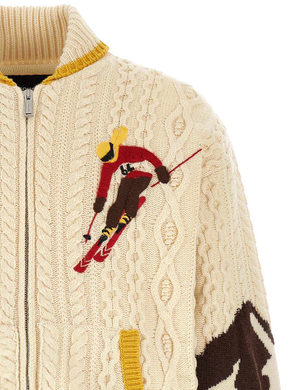 Dsquared2 Multicolor 'Snowy Dream' Cardigan