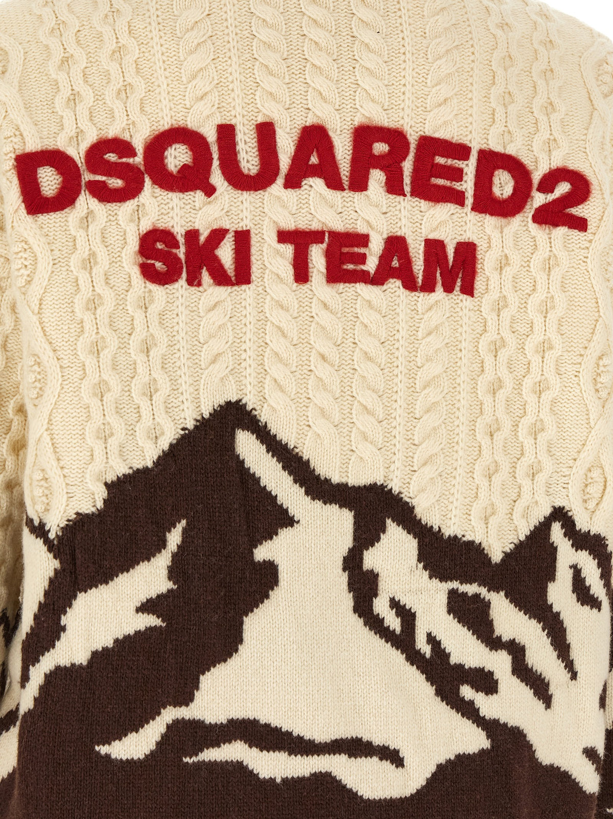Dsquared2 Multicolor 'Snowy Dream' Cardigan