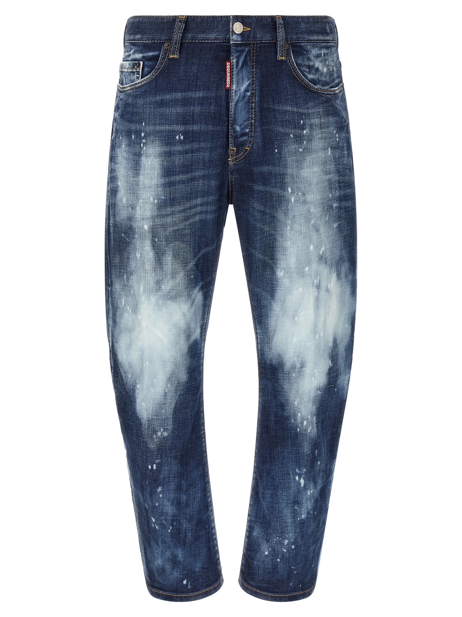 Dsquared2 'Bro' Jeans With 'Paint' Details