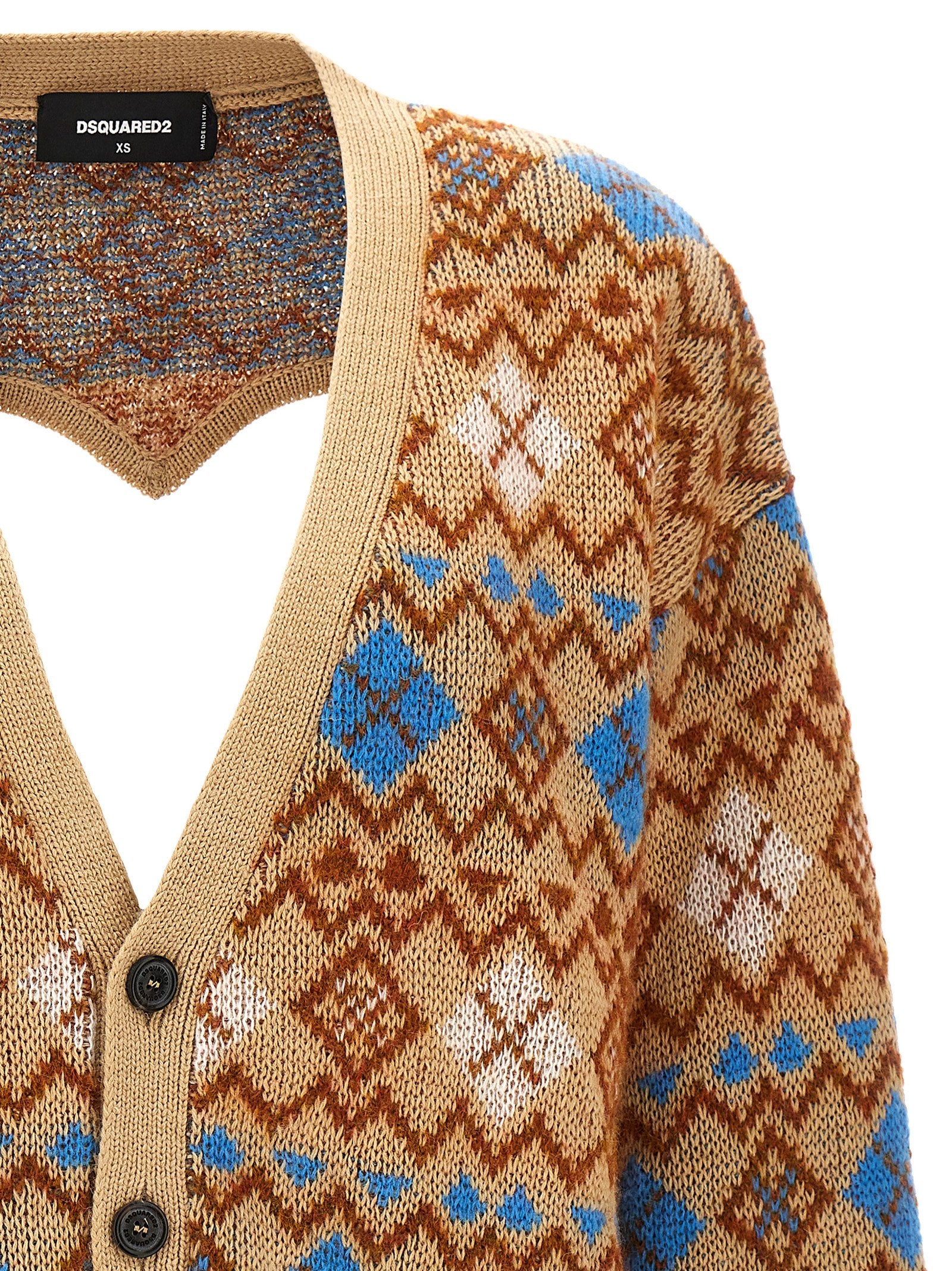 Dsquared2 'Heart Vintage Shetland' Cardigan