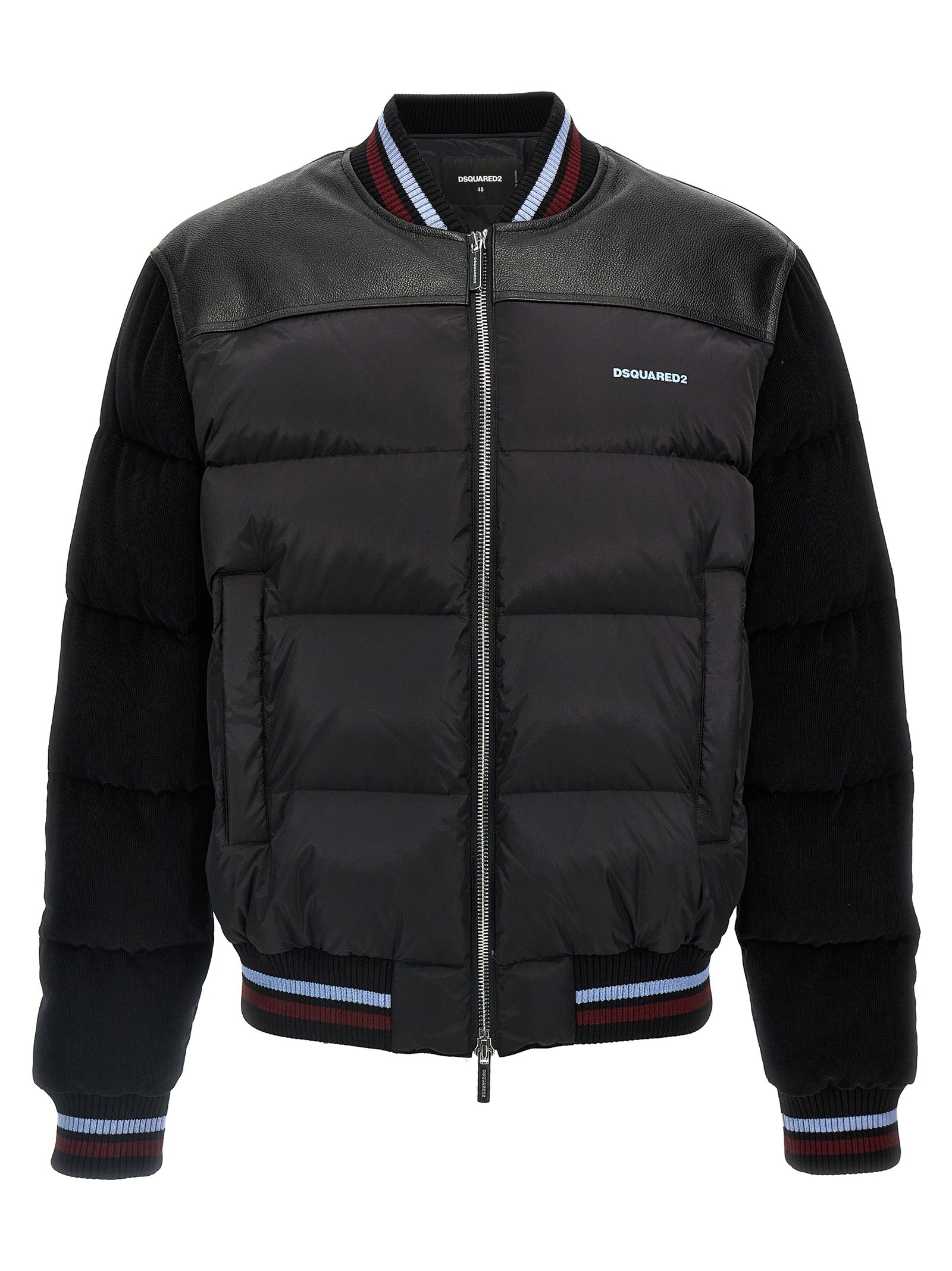 Dsquared2 'Mixed Puff' Bomber Jacket