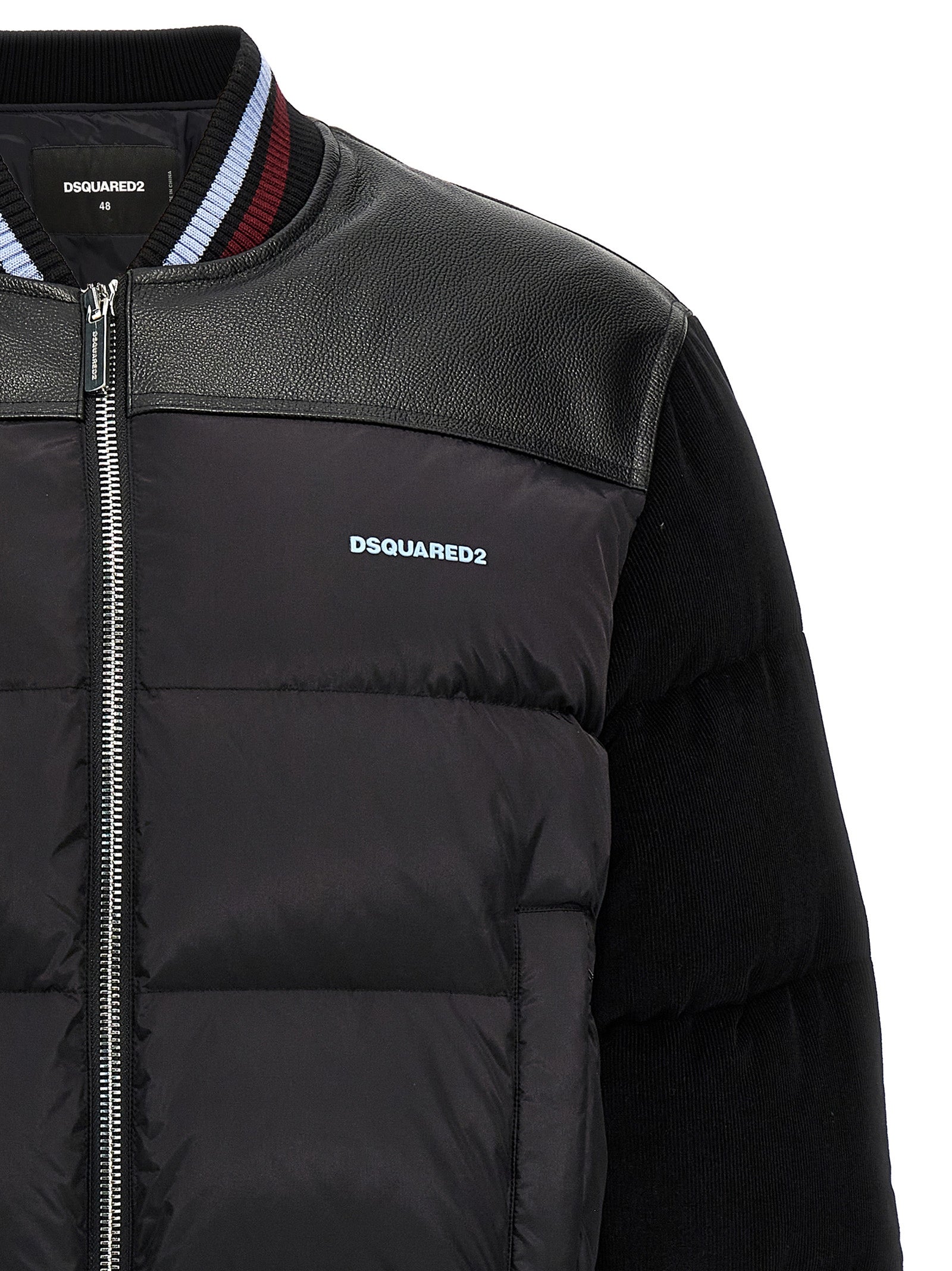 Dsquared2 'Mixed Puff' Bomber Jacket