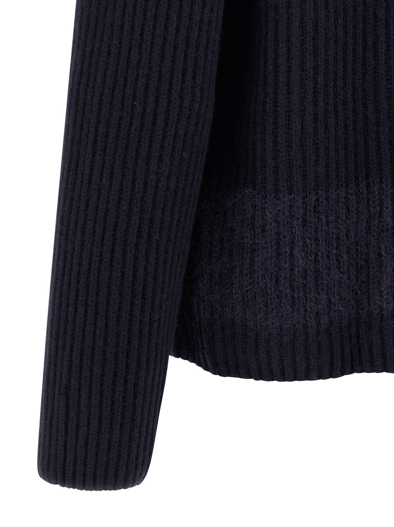 Dsquared2 Carded Wool Insert Cardigan