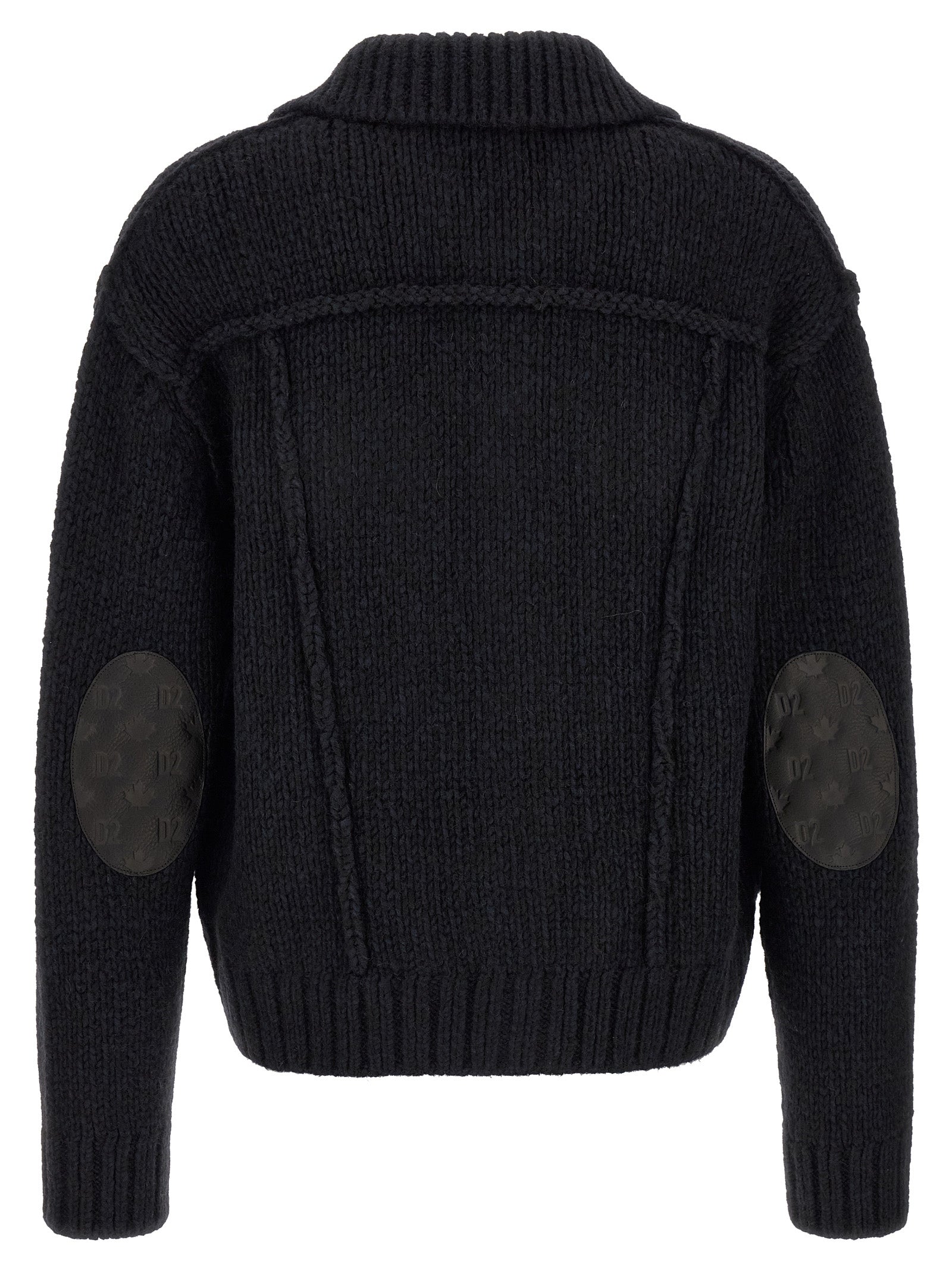 Dsquared2 Logo Patch Cardigan