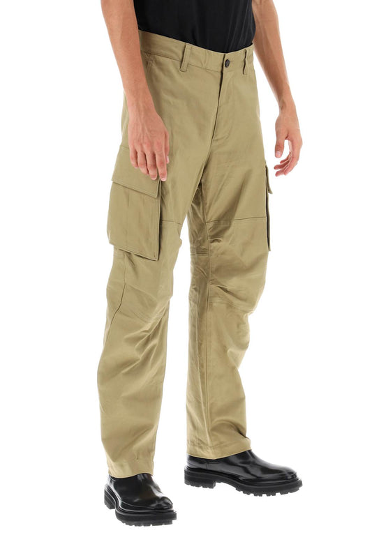 Dsquared2 Regular Fit Cargo Pants Beige