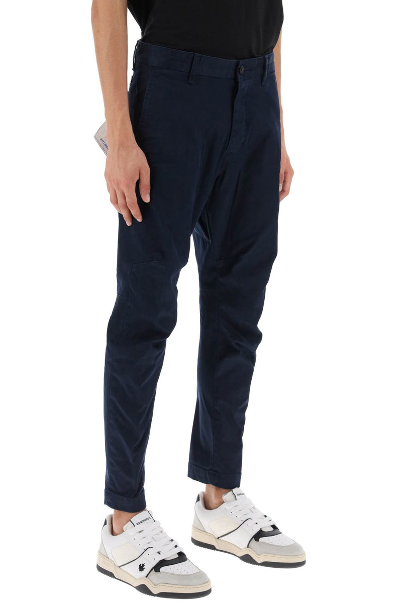 Dsquared2 Sexy Chino Pants Blue