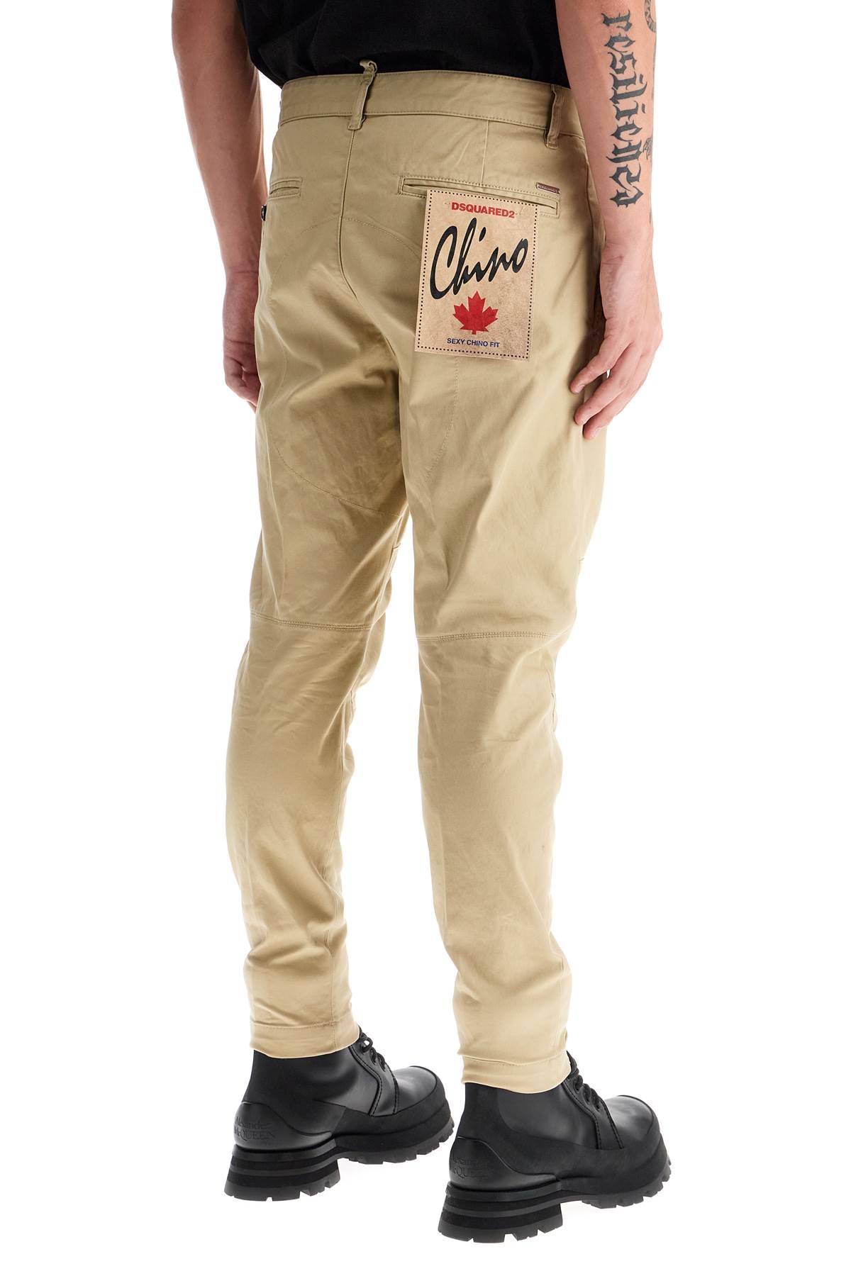 Dsquared2 Sexy Chino Pants For Beige