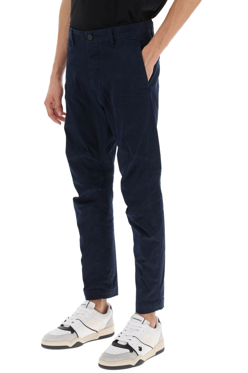 Dsquared2 Sexy Chino Pants Blue